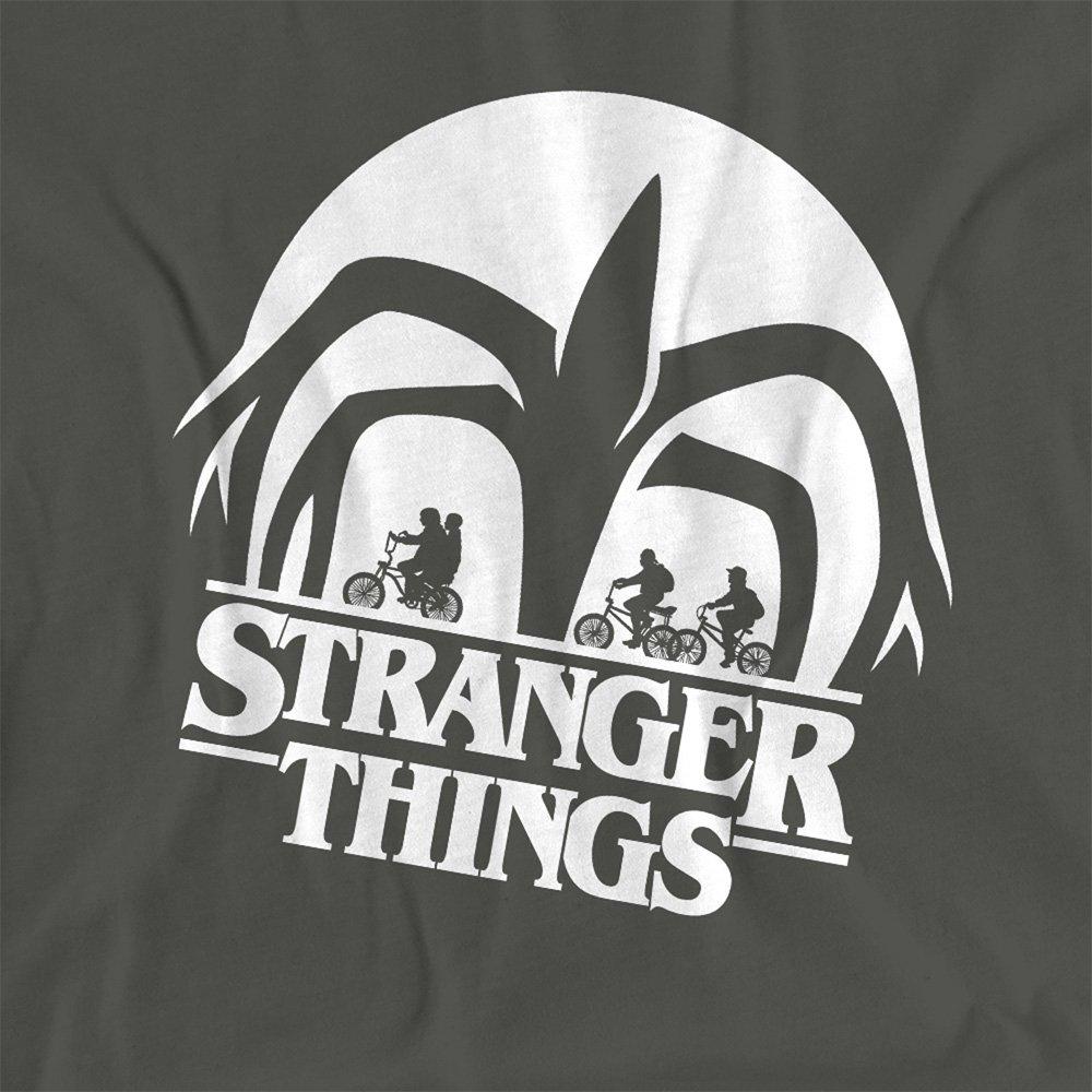 Charcoal - Stranger Things - Stranger Things Mindflayer Silhouette Ladies T Shi - 2