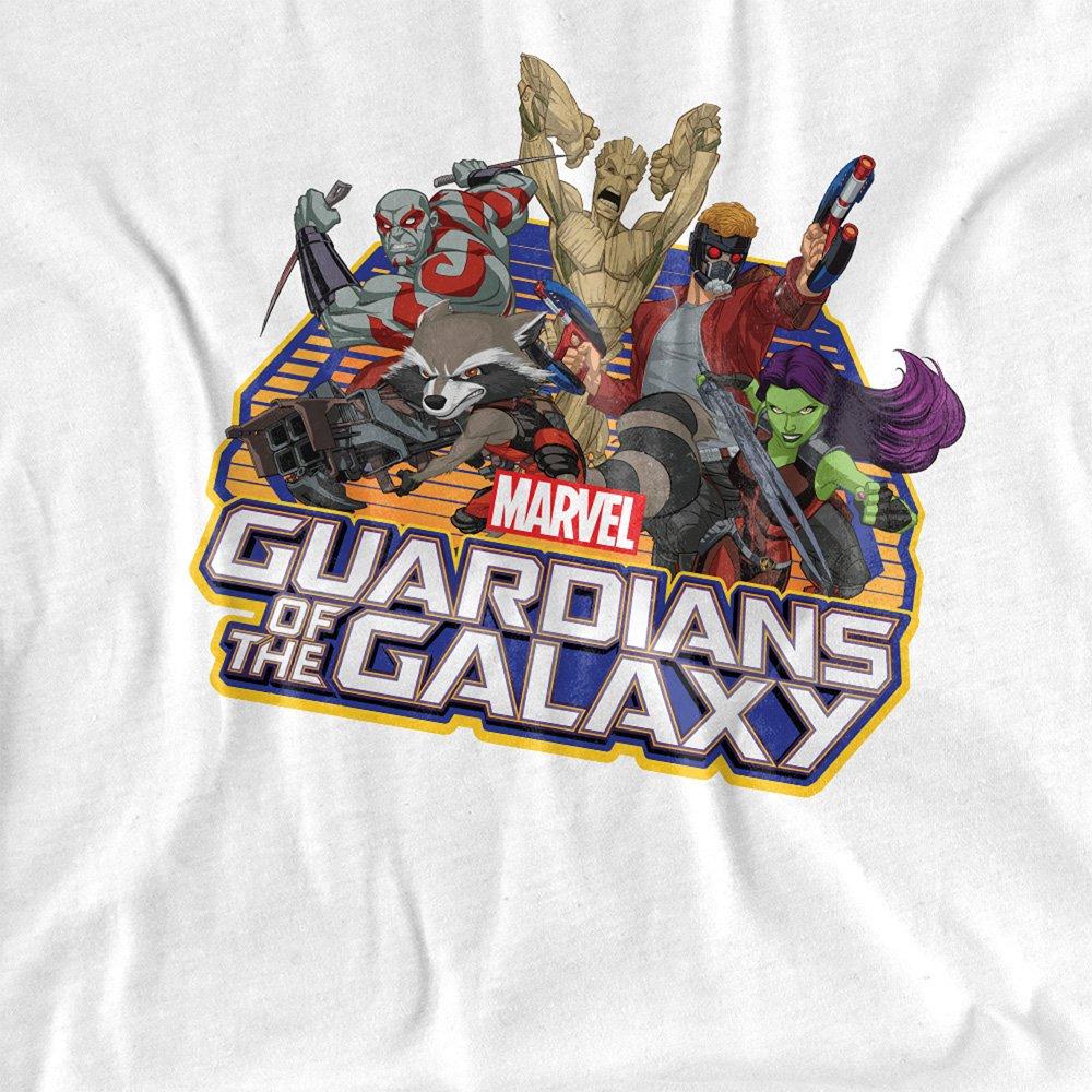 White - Guardians of the Galaxy - Guardians Of The Galaxy Group Mens T-Shirt White - 2