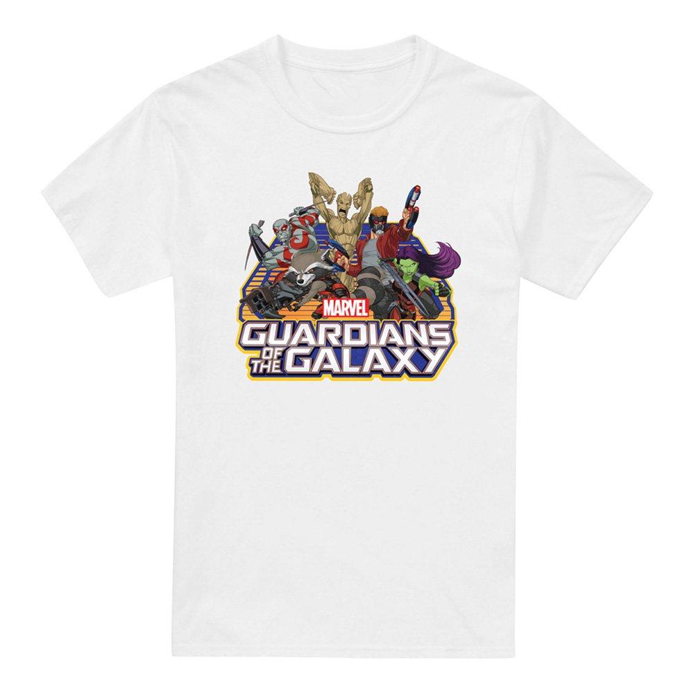 White - Guardians of the Galaxy - Guardians Of The Galaxy Group Mens T-Shirt White - 4