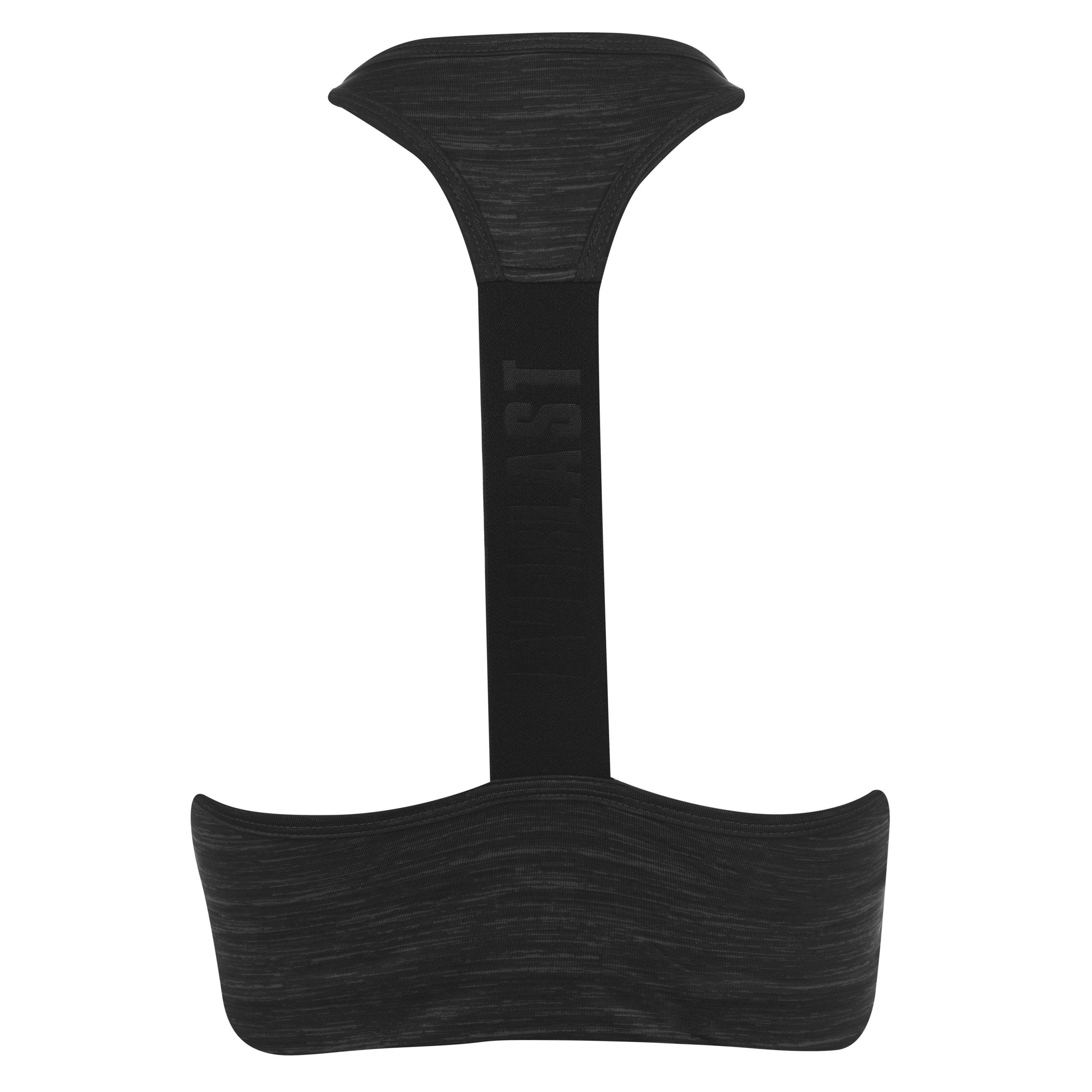 Charcoal Marl - Everlast - Medium Support High Neck Sports Bra - 6