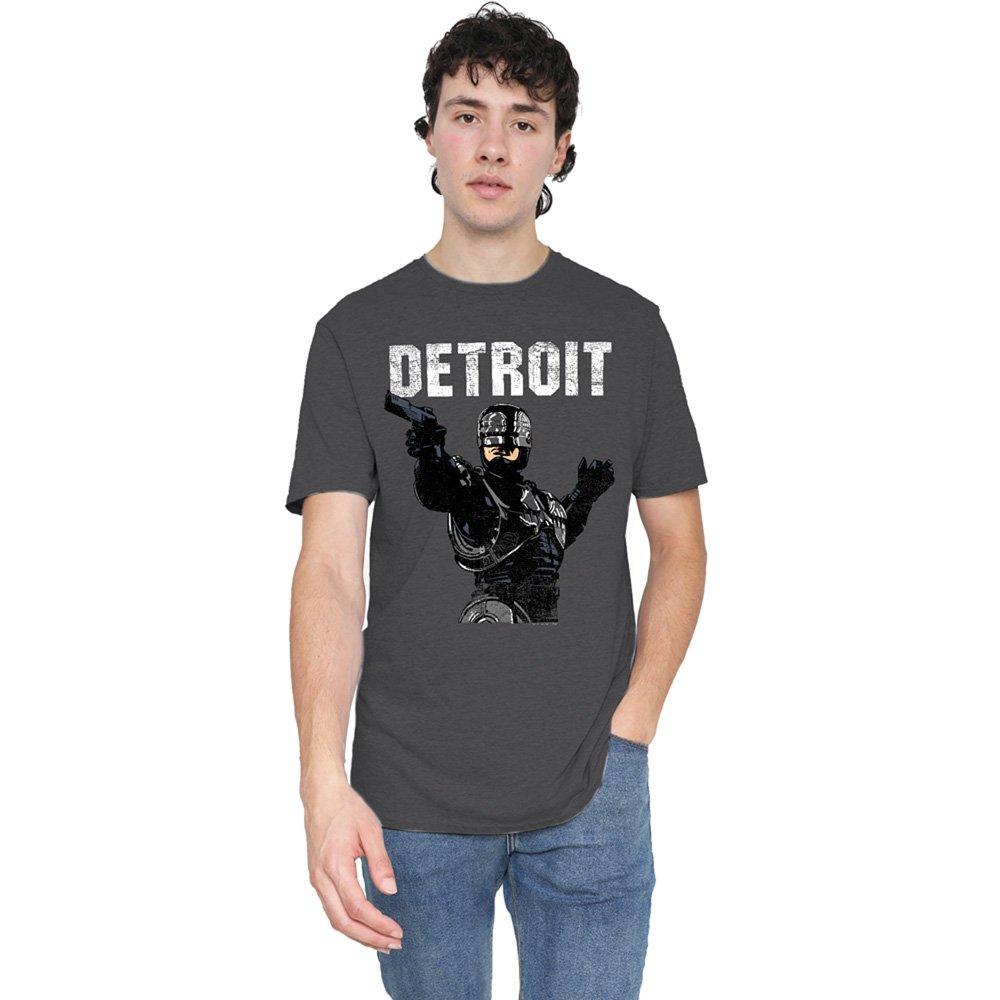 Grey - Other - Robocop Detroit T-Shirt Charcoal - 1