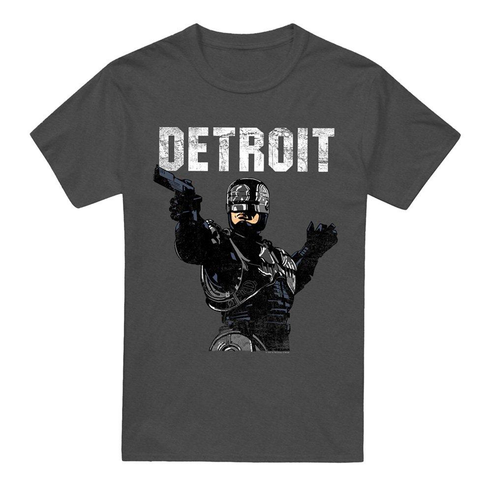 Grey - Other - Robocop Detroit T-Shirt Charcoal - 4
