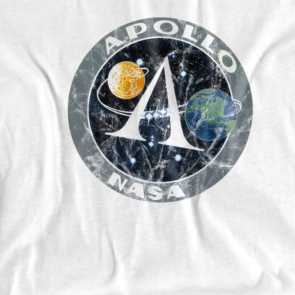 White - NASA - NASA Apollo Cotton Mens T-Shirt White - 2
