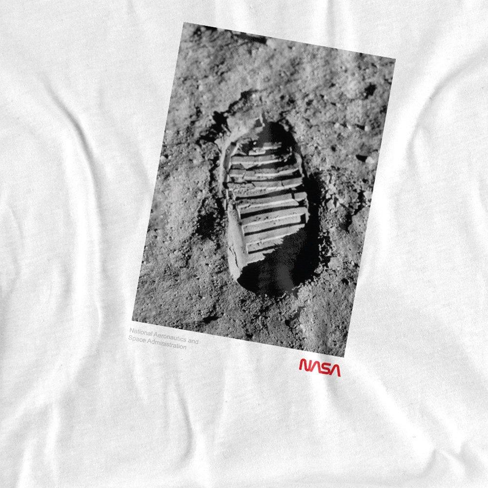 White - NASA - NASA One Step Mens Mens T-Shirt White - 2