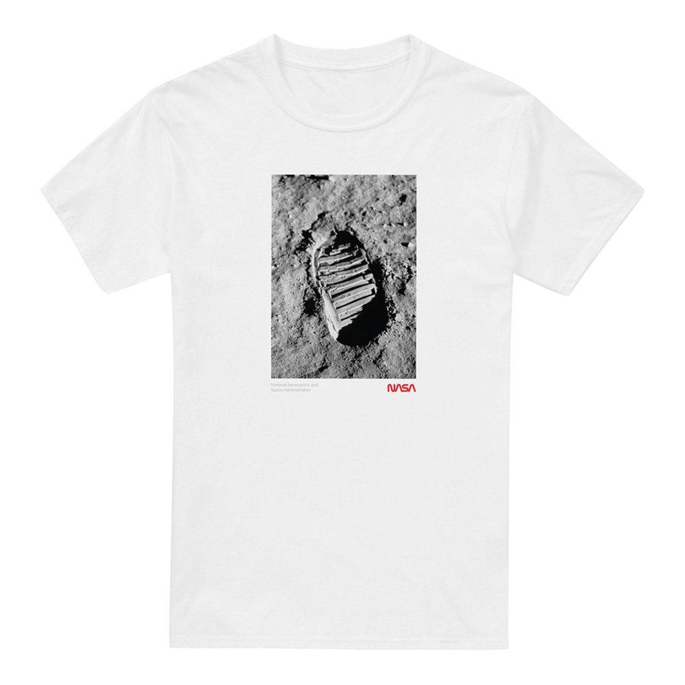 White - NASA - NASA One Step Mens Mens T-Shirt White - 4
