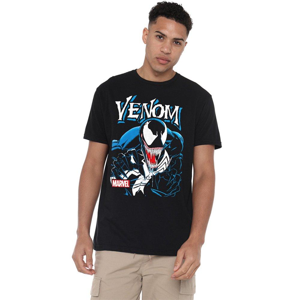 Marvel Comics Men's Marvel Venom Antihero  T-Shirt Black - S