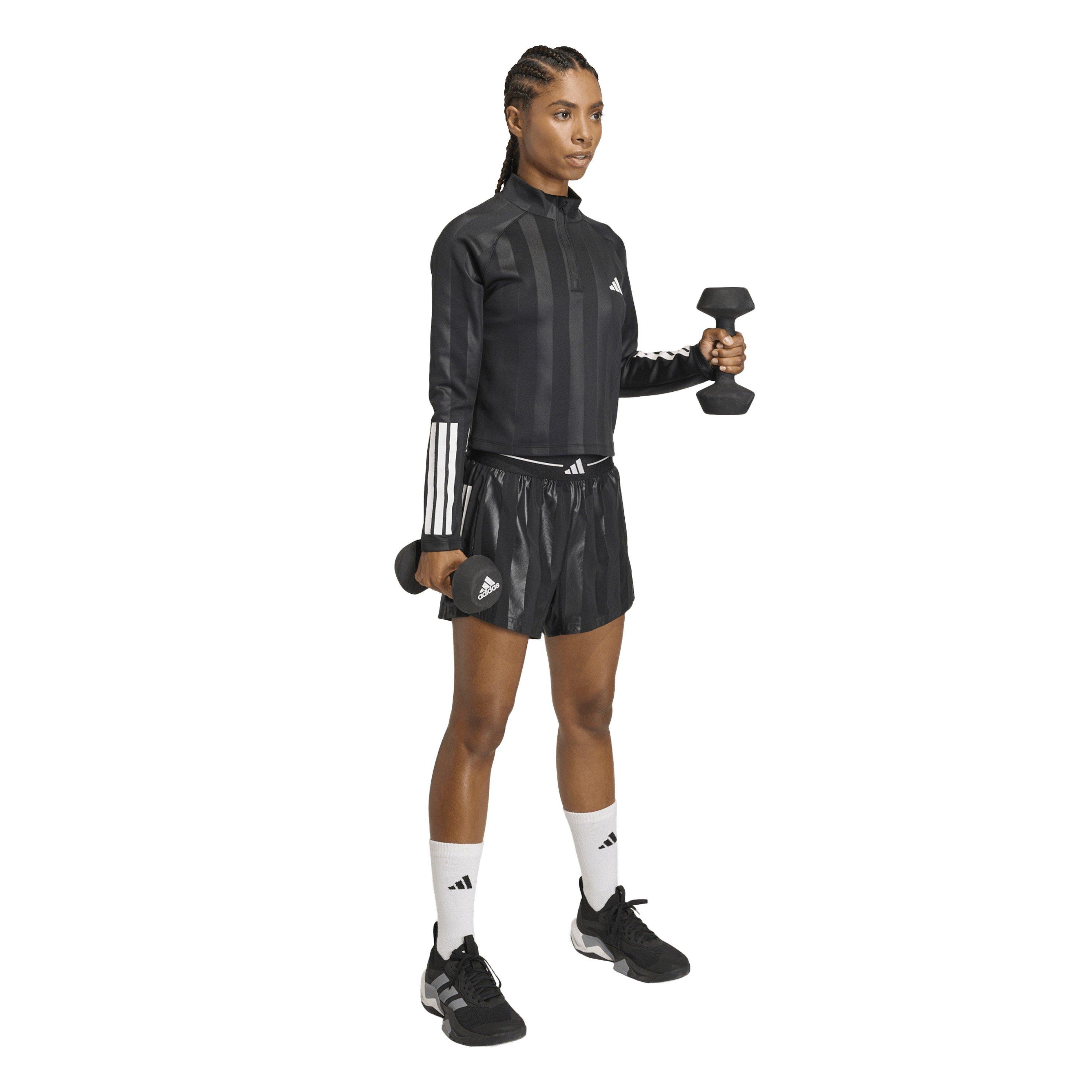 Black - adidas - Women's Long Sleeve Performance Gym Top - 6