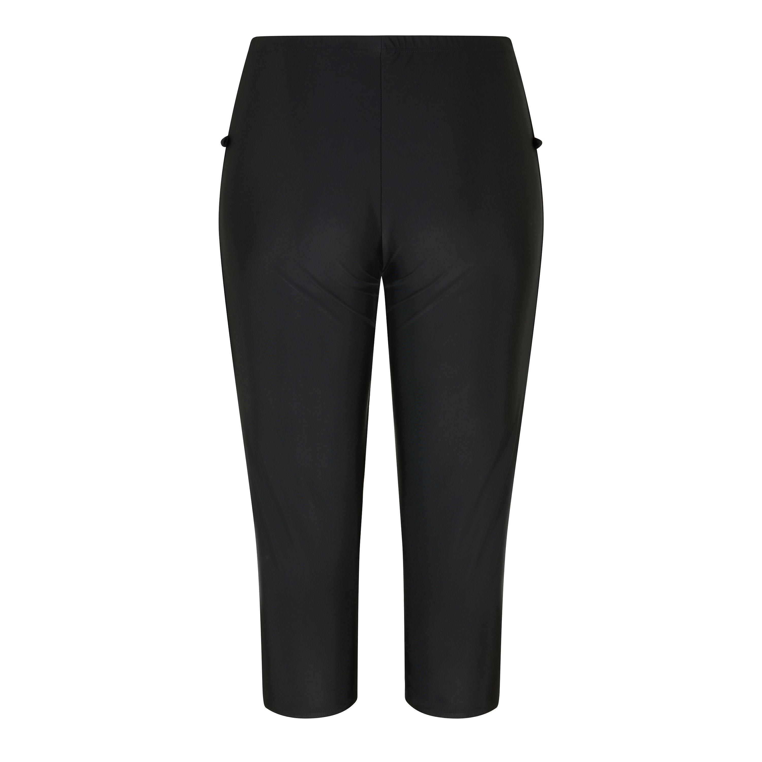 Black - Zoggs - Durras Capri Pant Womens - 2