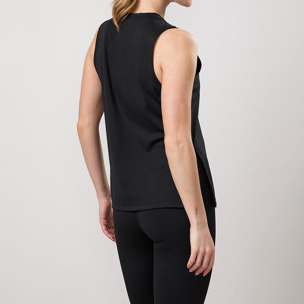 Sort - Gym King - Gym King Victory Performance Split Hem Tank - Black - 4