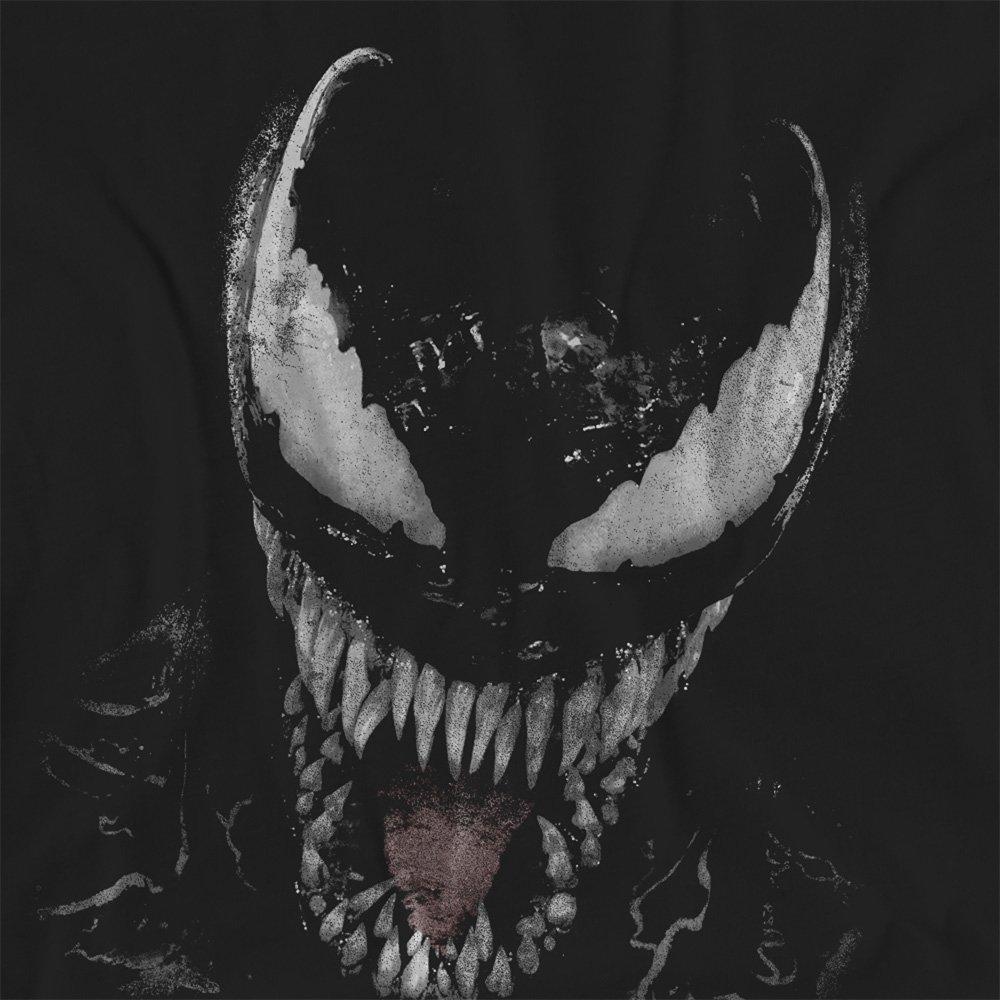 Black - Marvel - Venom Brock Large Face T-Shirt Black - 2