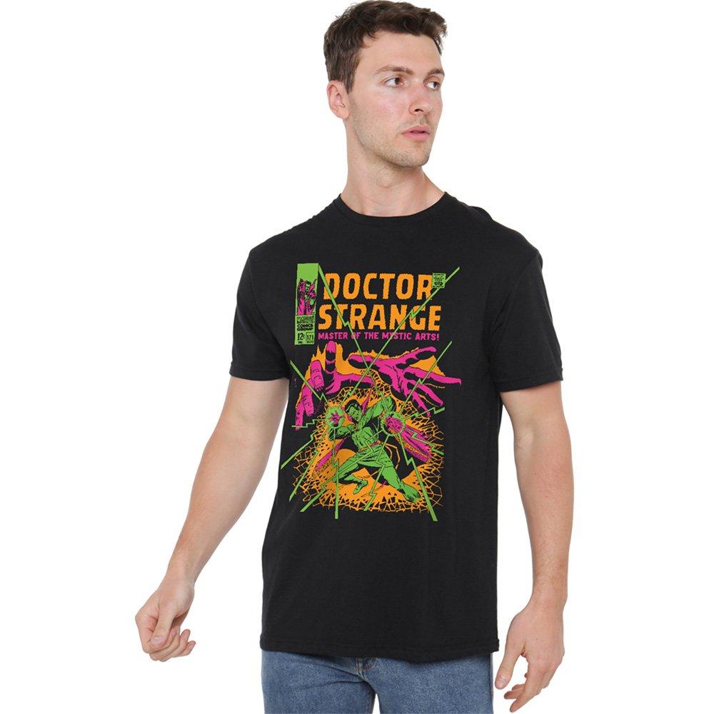 Black - Marvel - Dr Strange Master Cotton Mens T-Shirt Black - 1