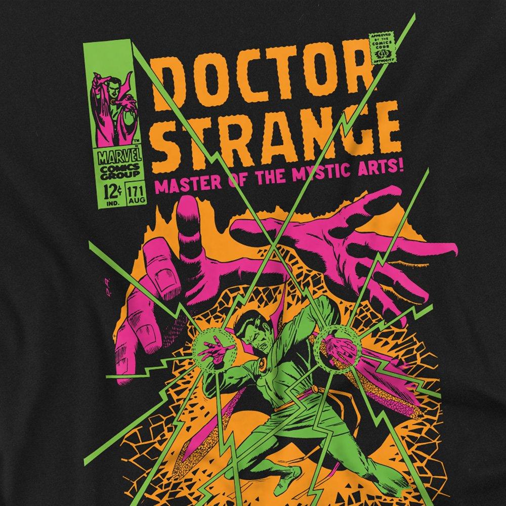 Black - Marvel - Dr Strange Master Cotton Mens T-Shirt Black - 2