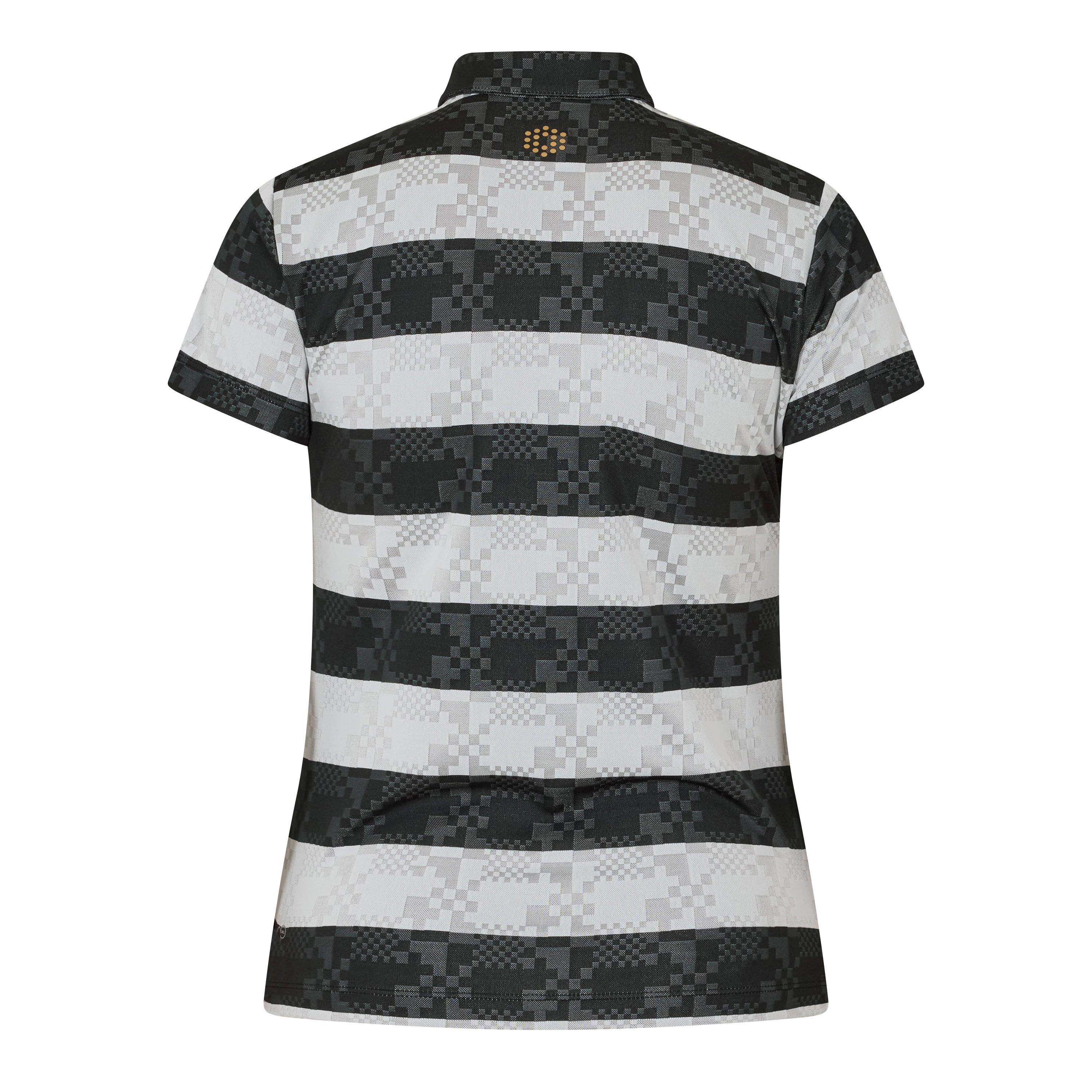 Grey - Puma - (9) Golf Ss Border Polo Womens - 2
