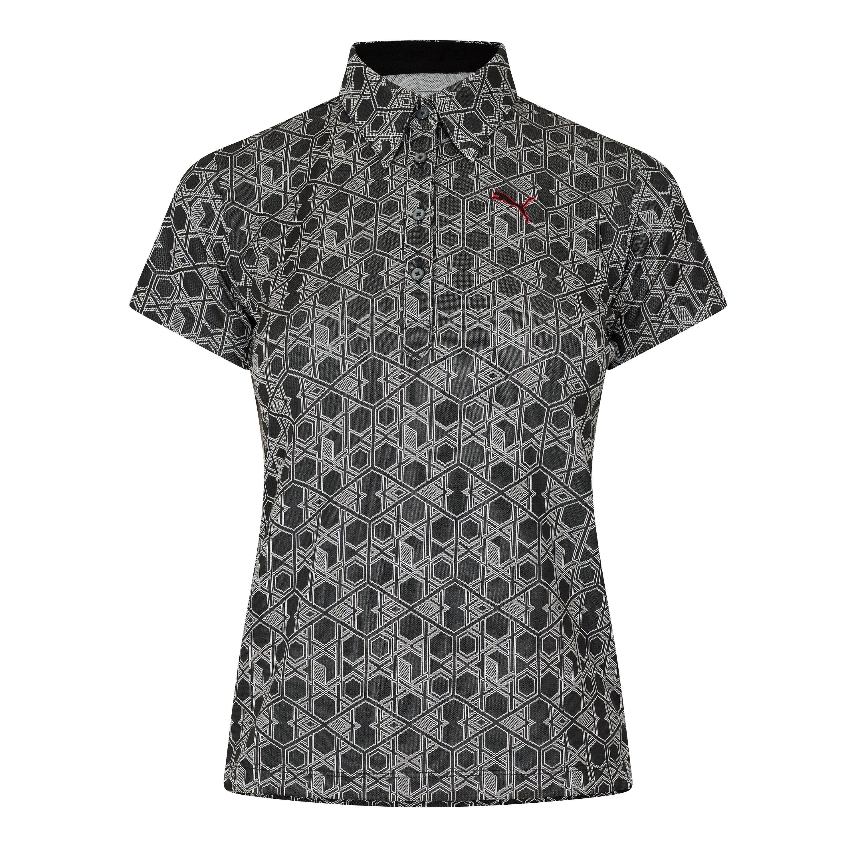 Puma Women's (9) Golf Ss Polo - Grey - 14 (L)