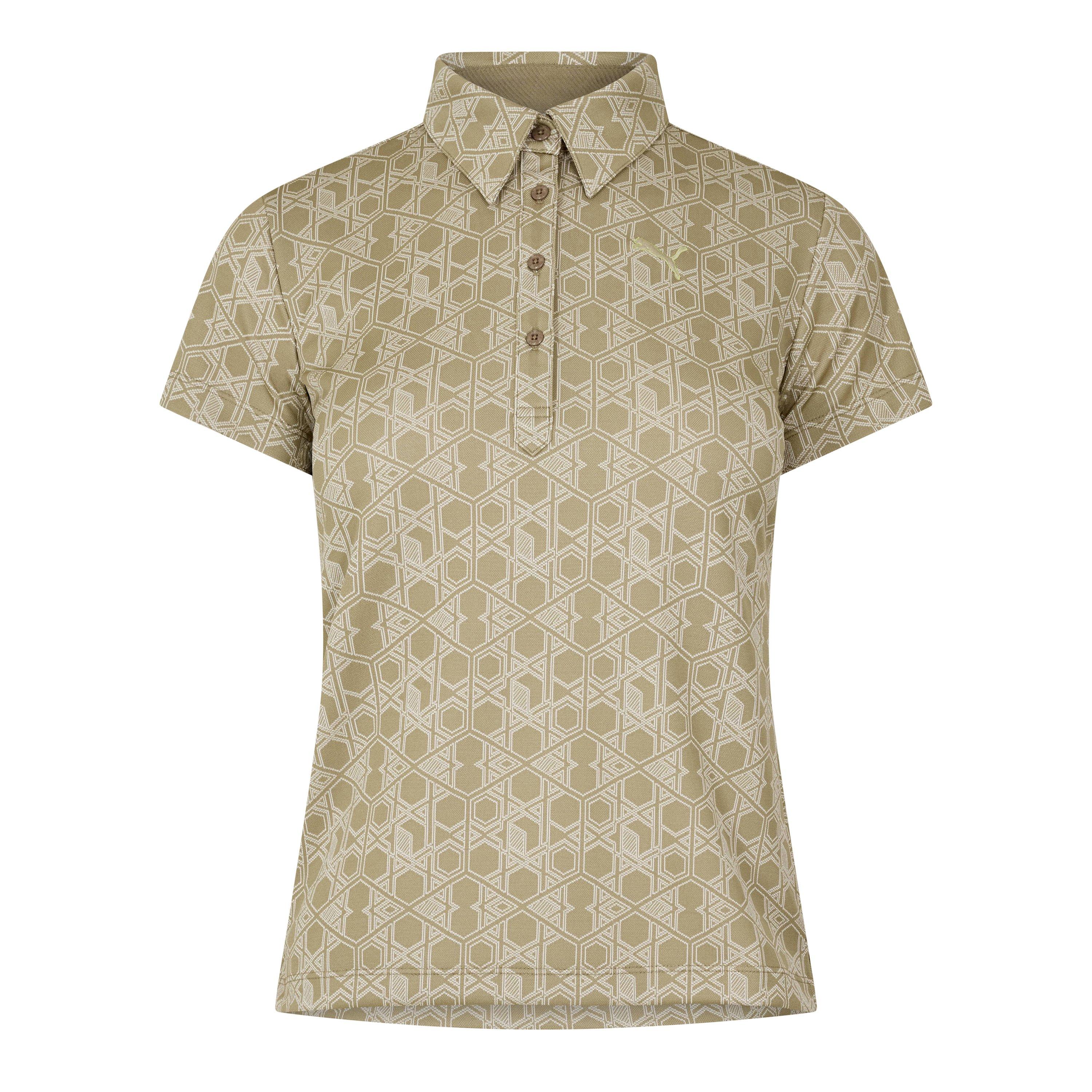 Puma Women's (9) Golf Ss Polo - Beige - 14 (L)
