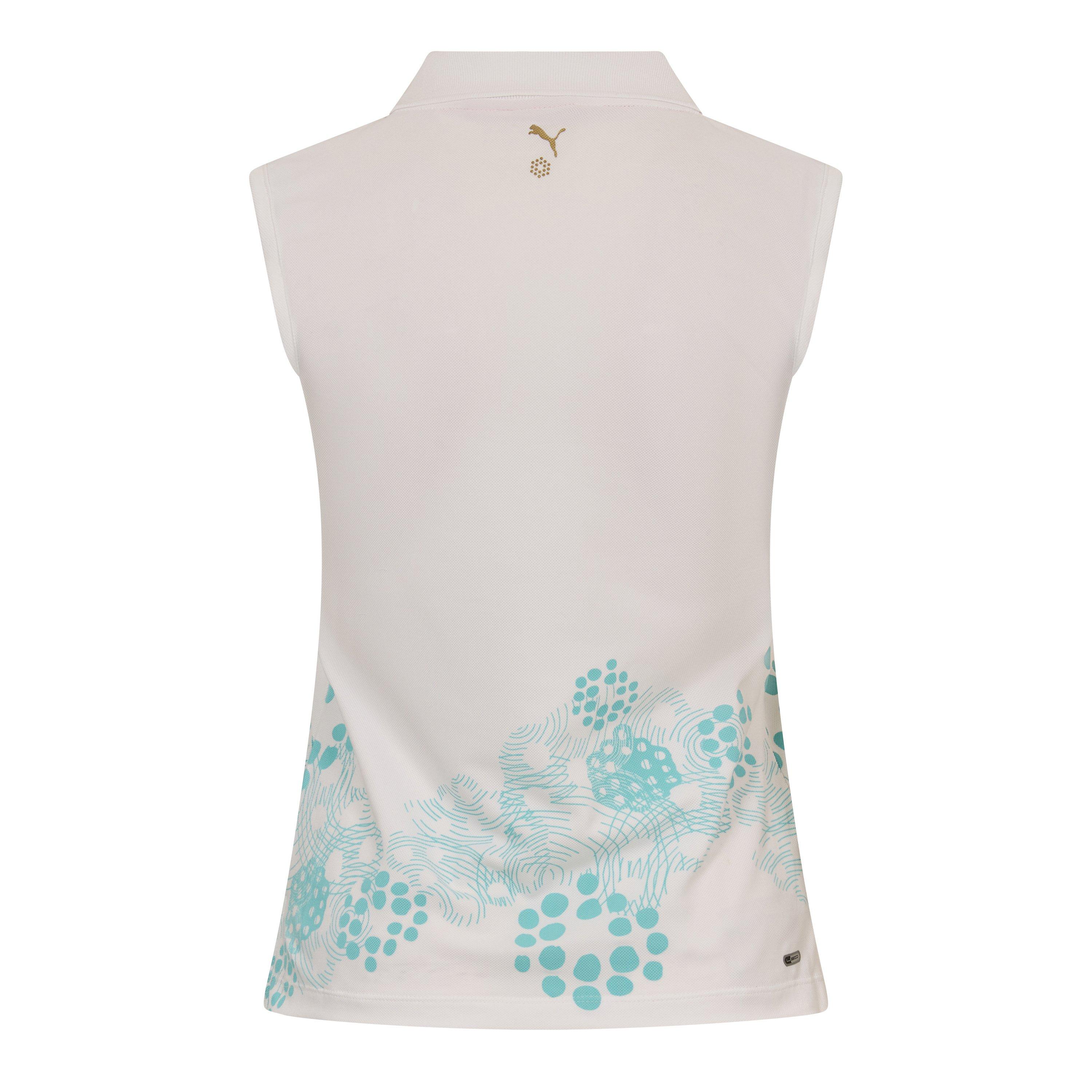 White - Puma - Golf Sl 1/2 Zip Graphic Womens - 2