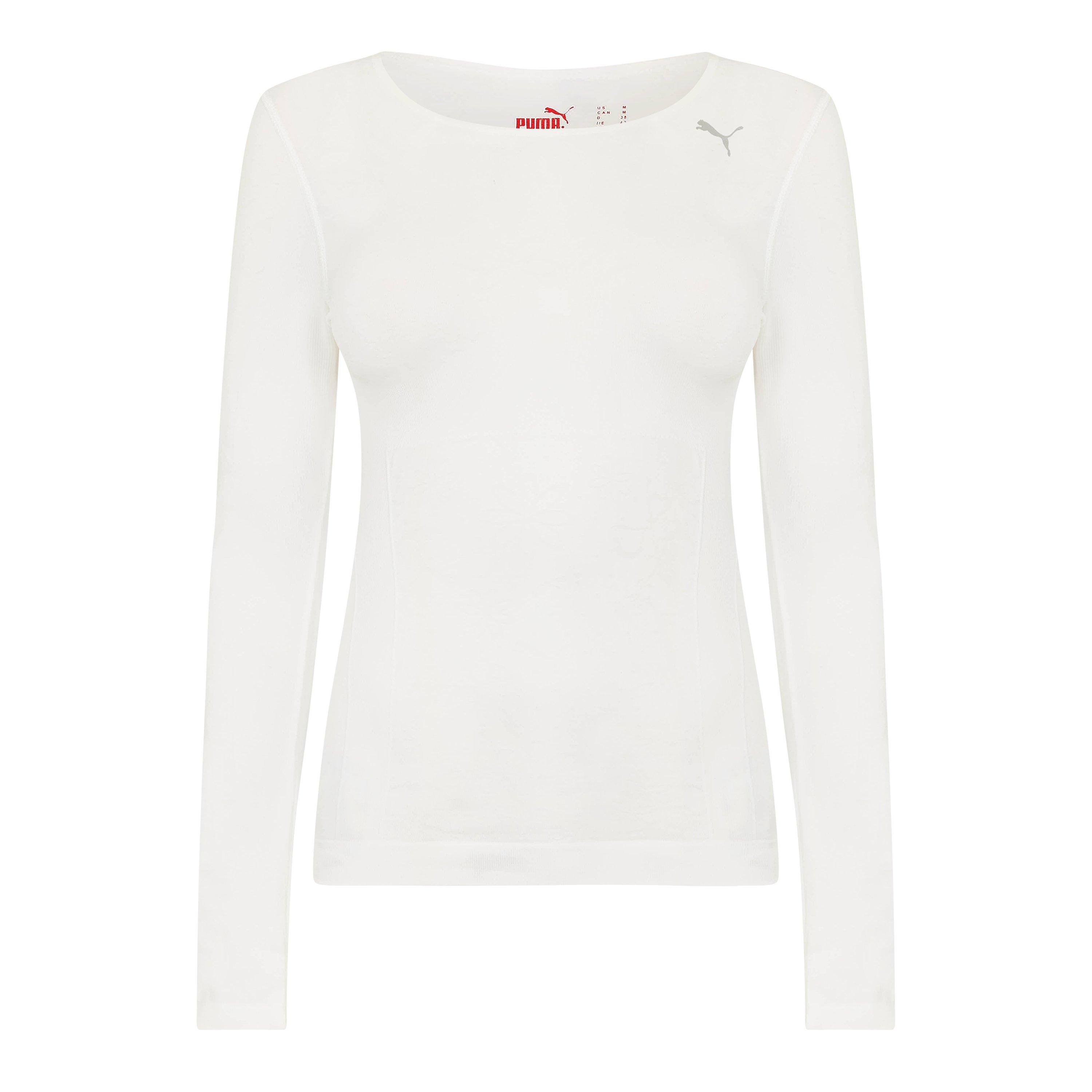 White - Puma - (P) L/S Shirt (Pro Vent) Womens - 1