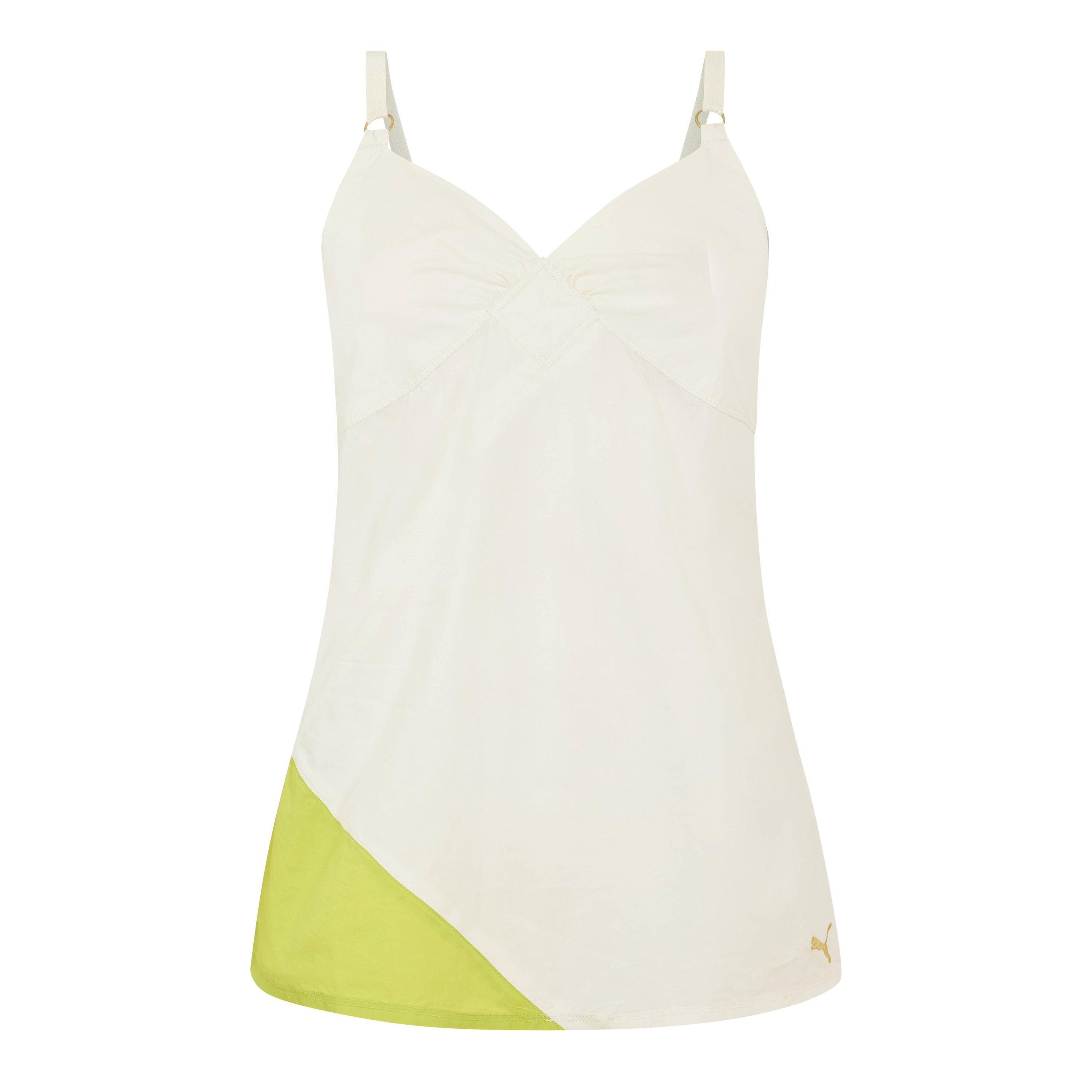 Puma Women's Spaghetti Diamond Vest - White - 10 (S)