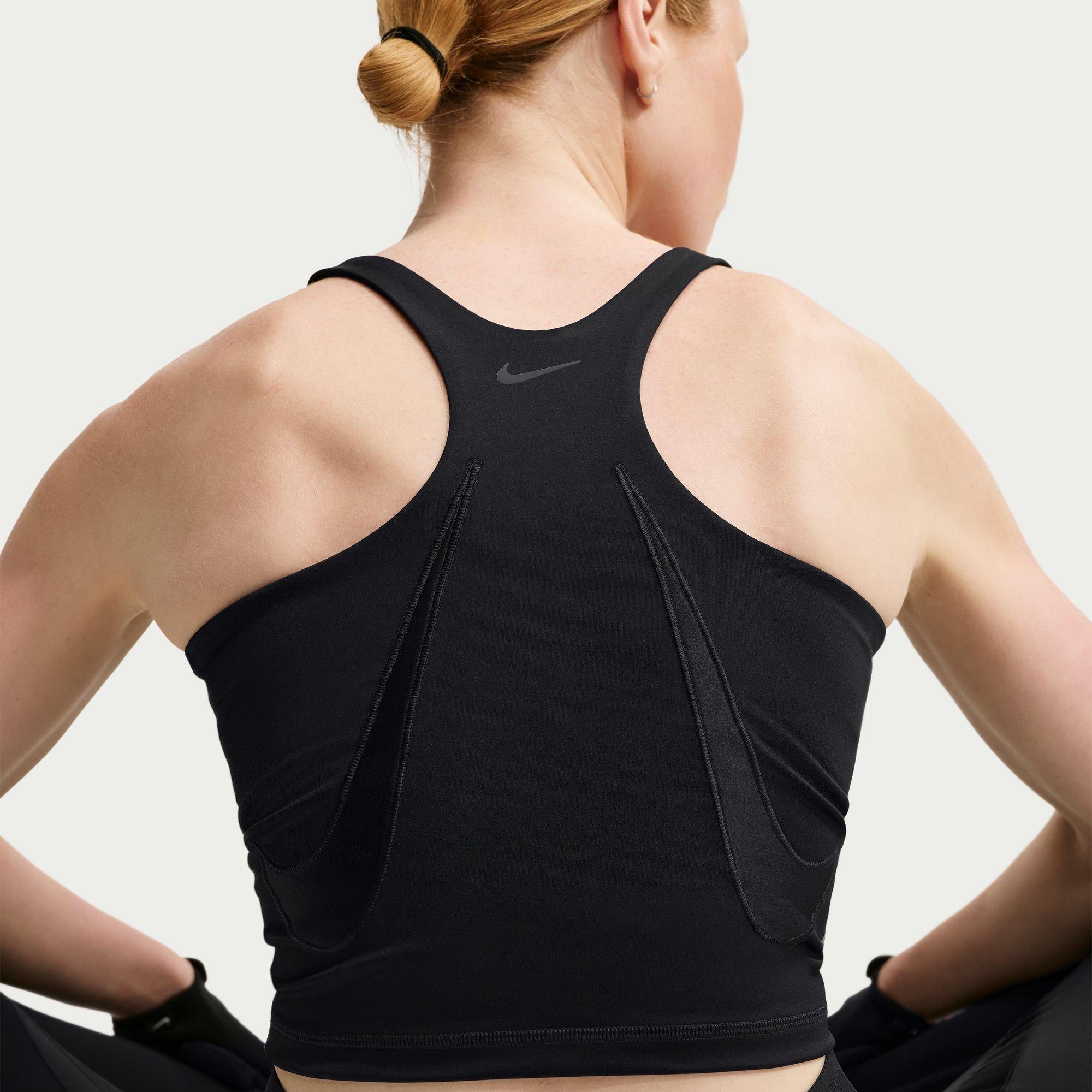 Black - Nike - Women's Sculpt Tank Medium Impact Sports Bra - 2
