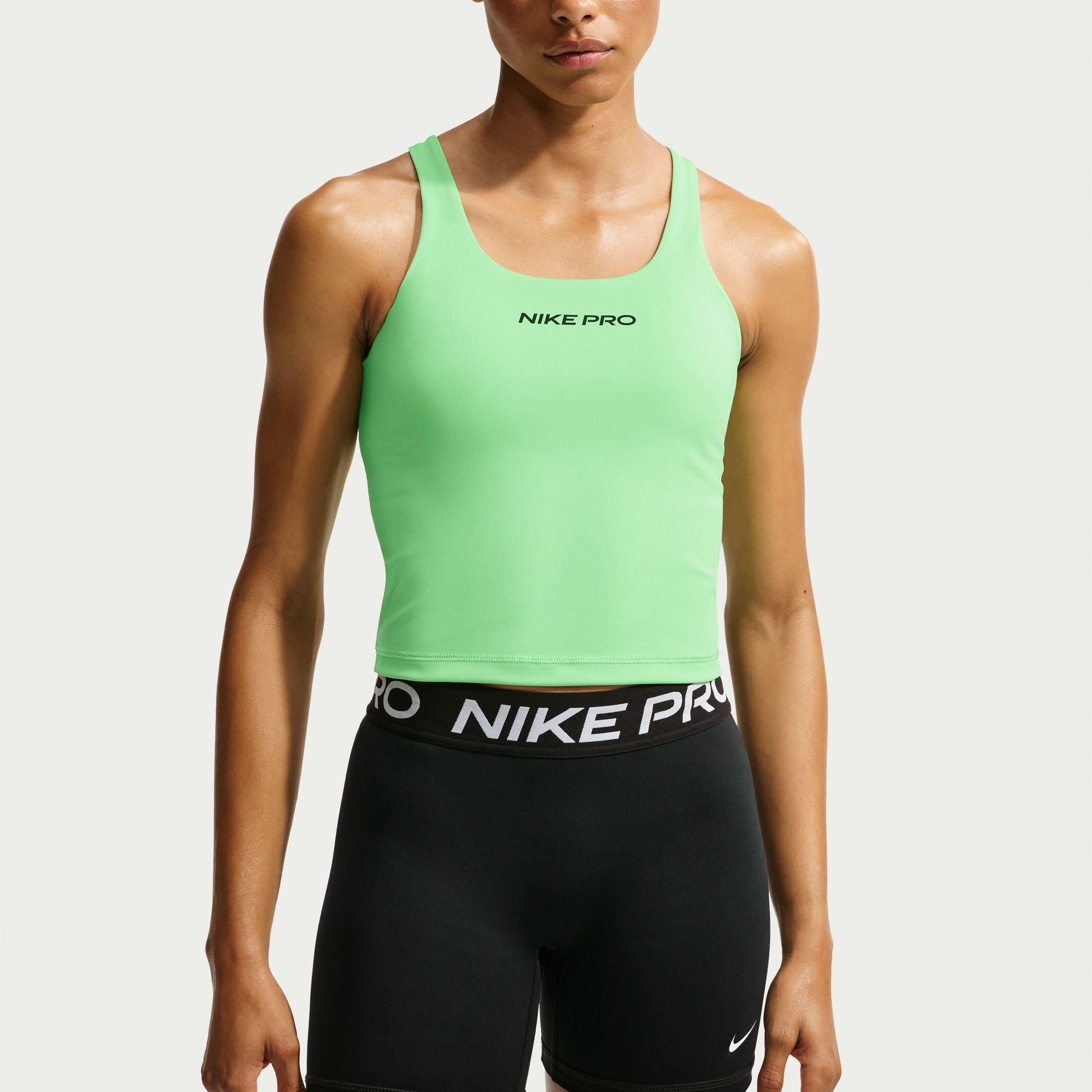 Illusion Green - Nike - Women's Sculpt Tank Medium Impact Sports Bra - 1