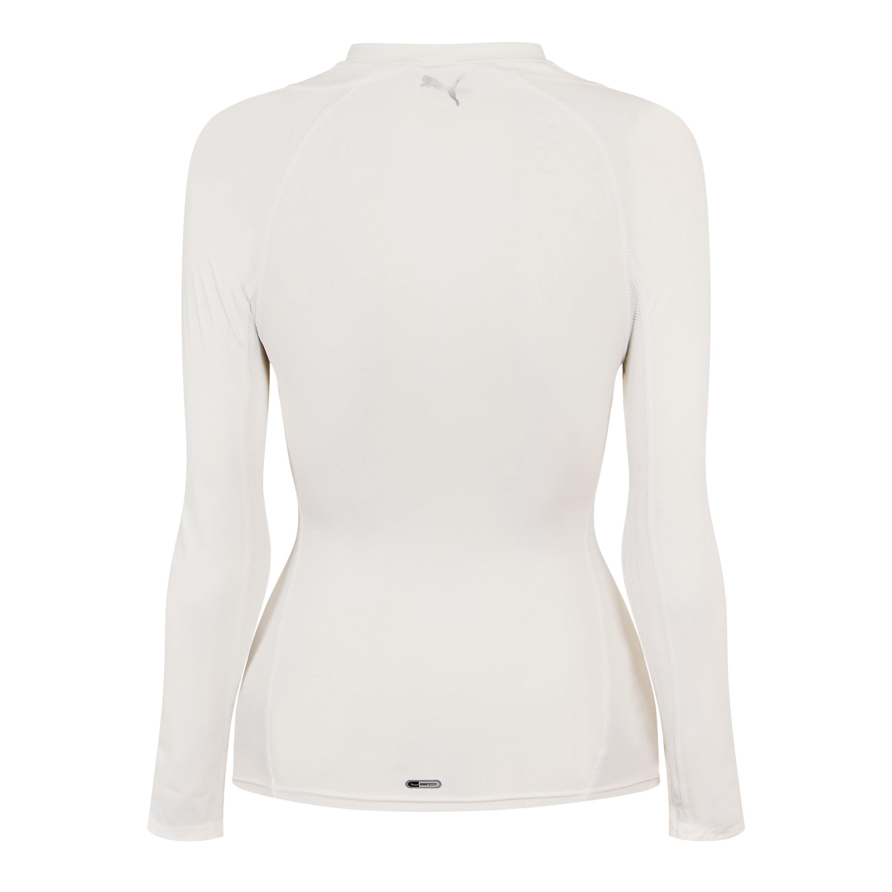 White - Puma - Ls Shirt (Pro Vent) Womens - 2
