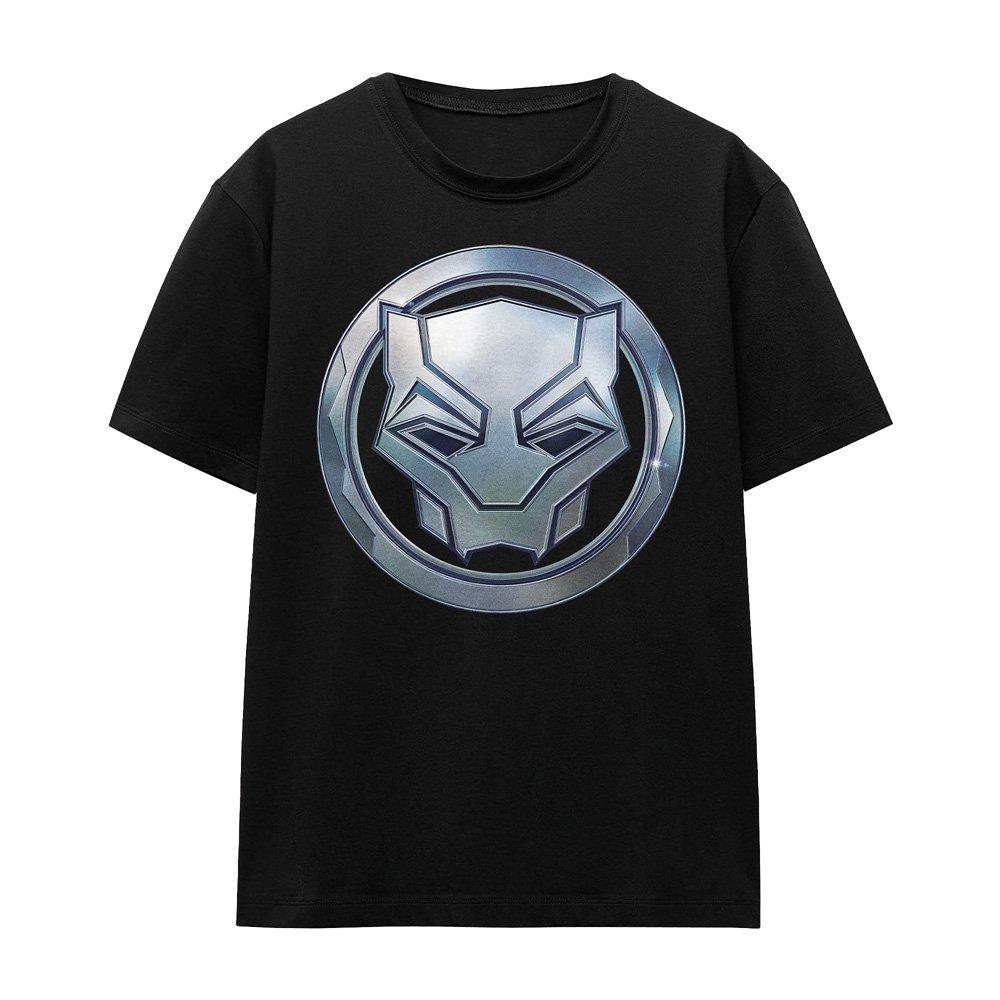 Black - Marvel - Black Panther: Wakanda Forever Panther Icon T-Shir - 4