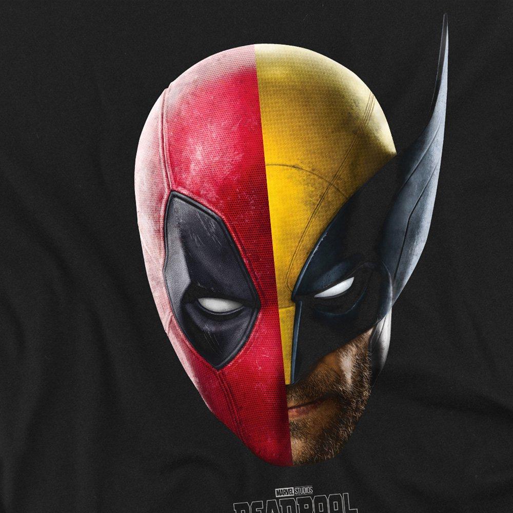 Black - Marvel - Deadpool Wolverine Portrait Long Sleeve T-Shirt B - 2