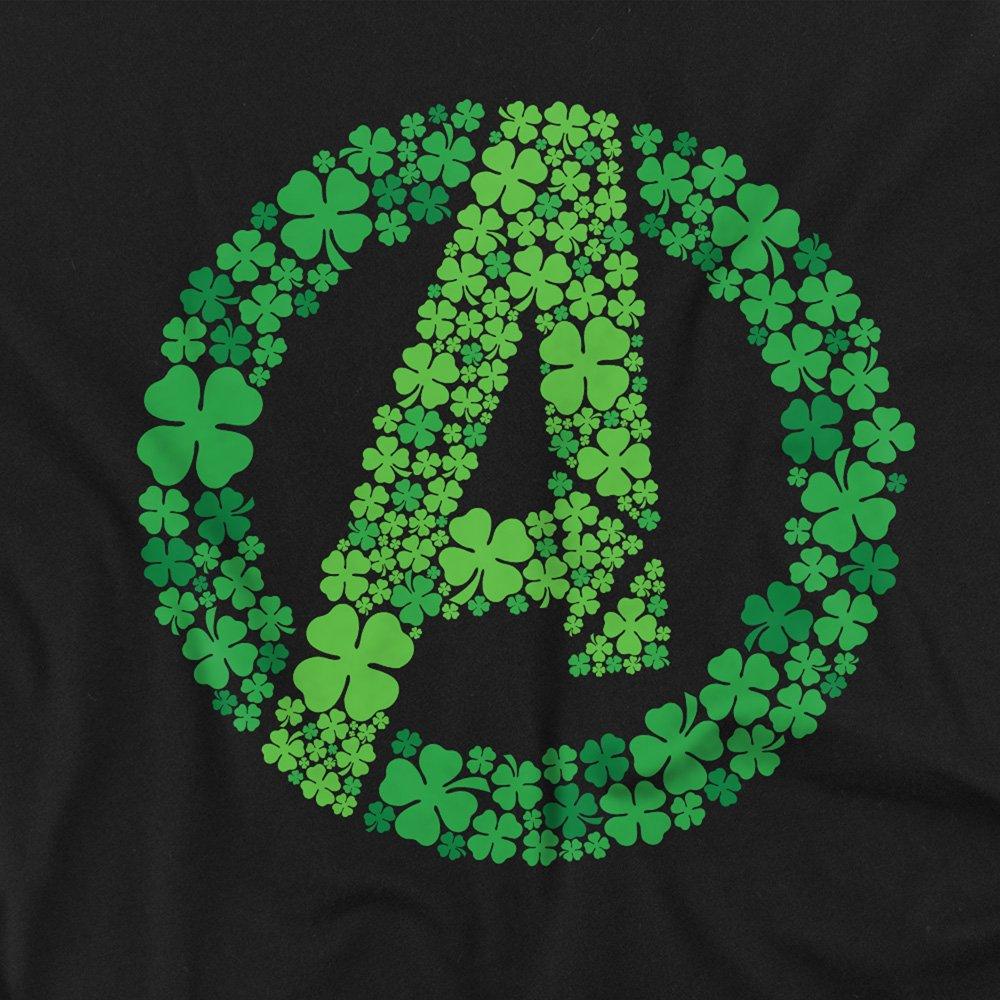 Black - Marvel - The Avengers St Patricks Day Logo Shamrock Long S - 2