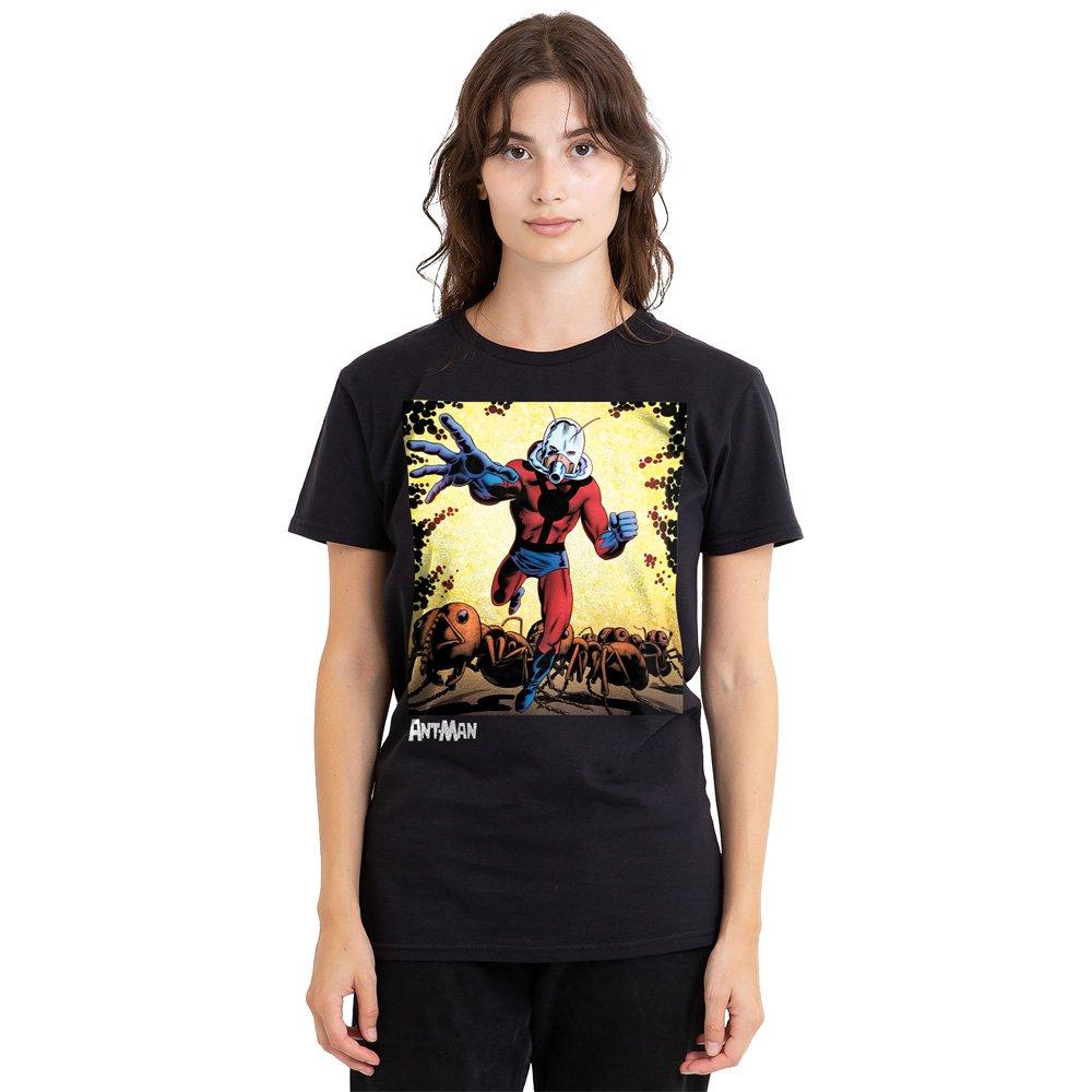 Black - Marvel - AntMan Crackle T-Shirt Black - 1