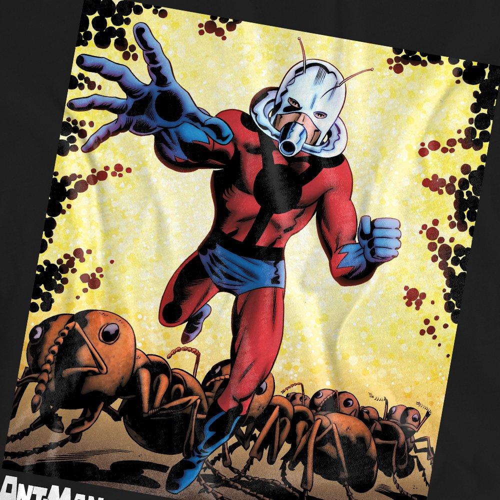 Black - Marvel - AntMan Crackle T-Shirt Black - 2