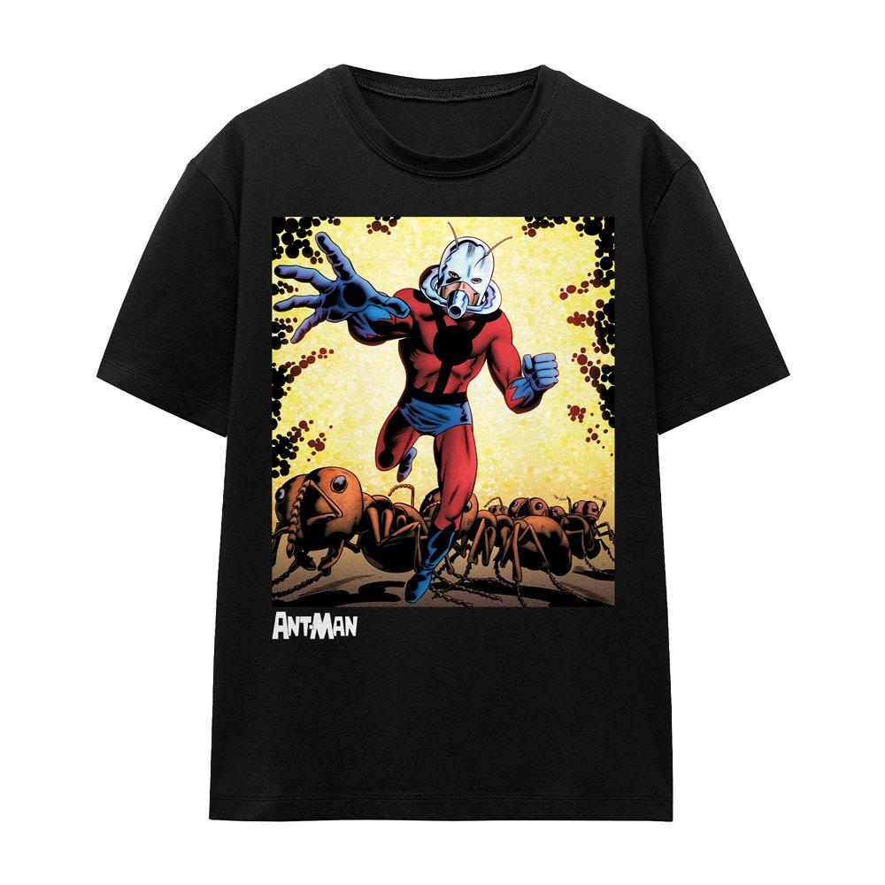 Black - Marvel - AntMan Crackle T-Shirt Black - 4