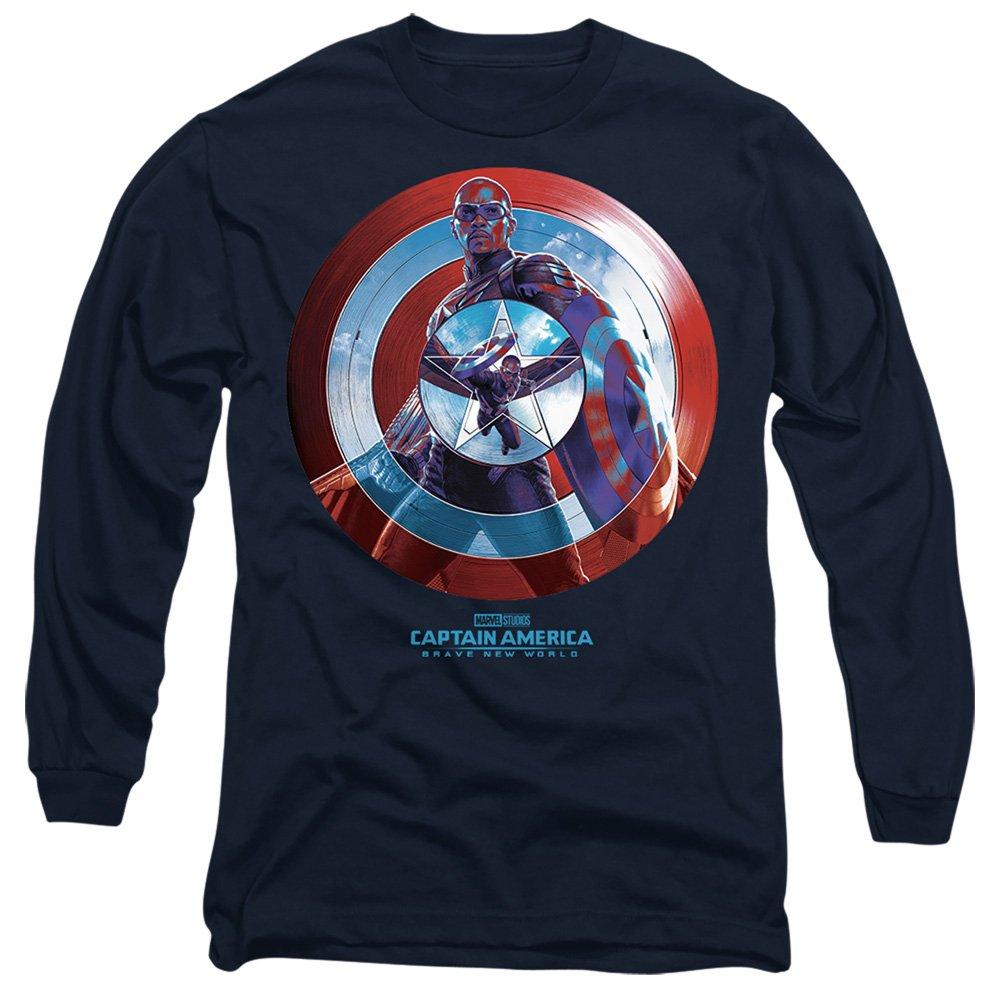 Navy - Marvel - Captain America Brave New World Sam Wilson Red Lon - 1