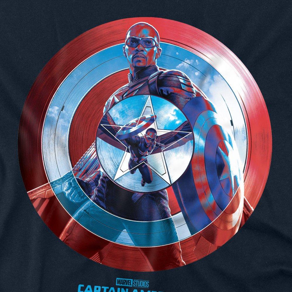 Navy - Marvel - Captain America Brave New World Sam Wilson Red Lon - 2