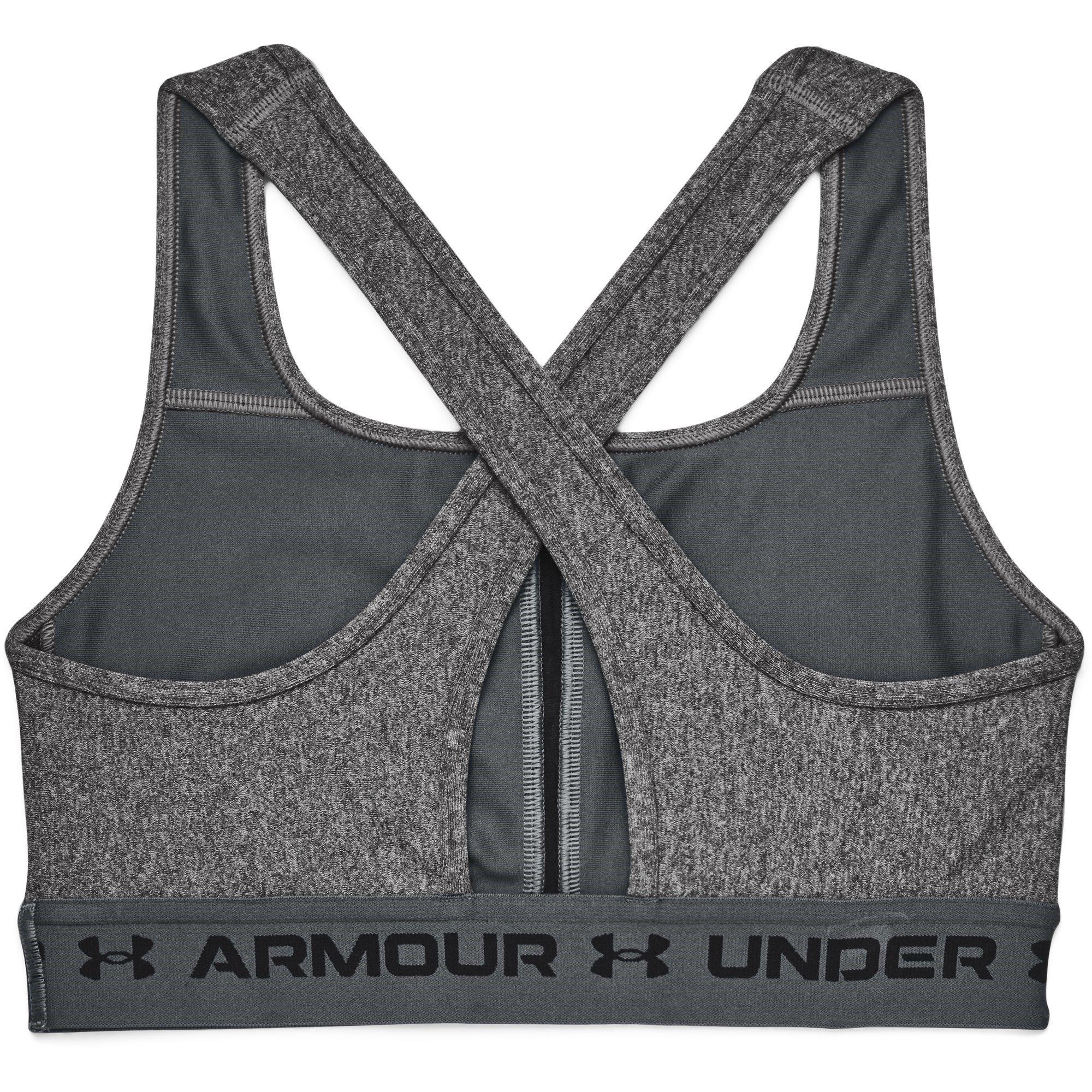 Carvão - Under Armour - Medium Support Crossback Bra Womens - 2