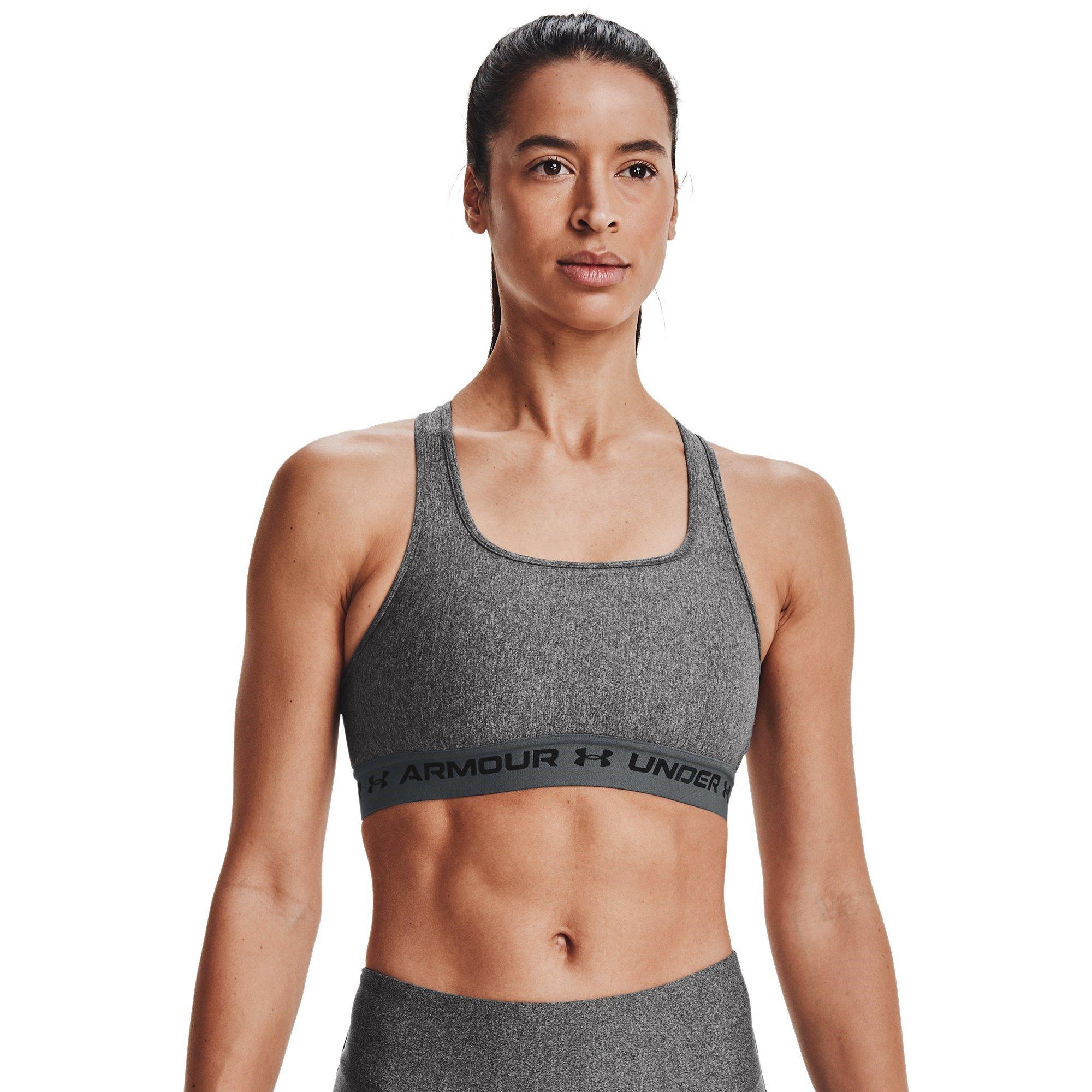 Carvão - Under Armour - Medium Support Crossback Bra Womens - 3