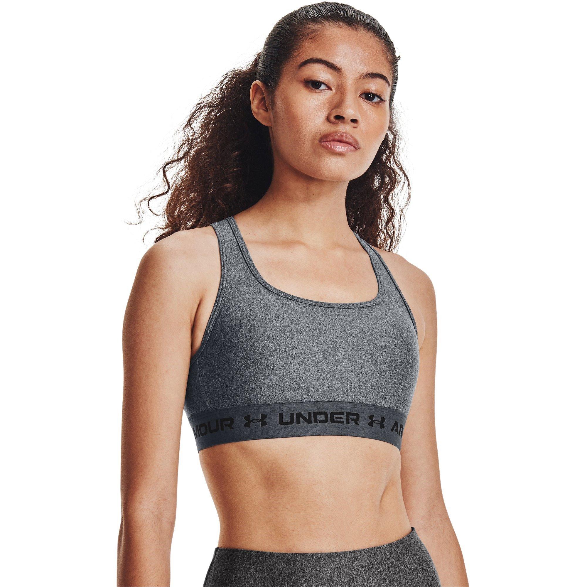 Carvão - Under Armour - Medium Support Crossback Bra Womens - 5