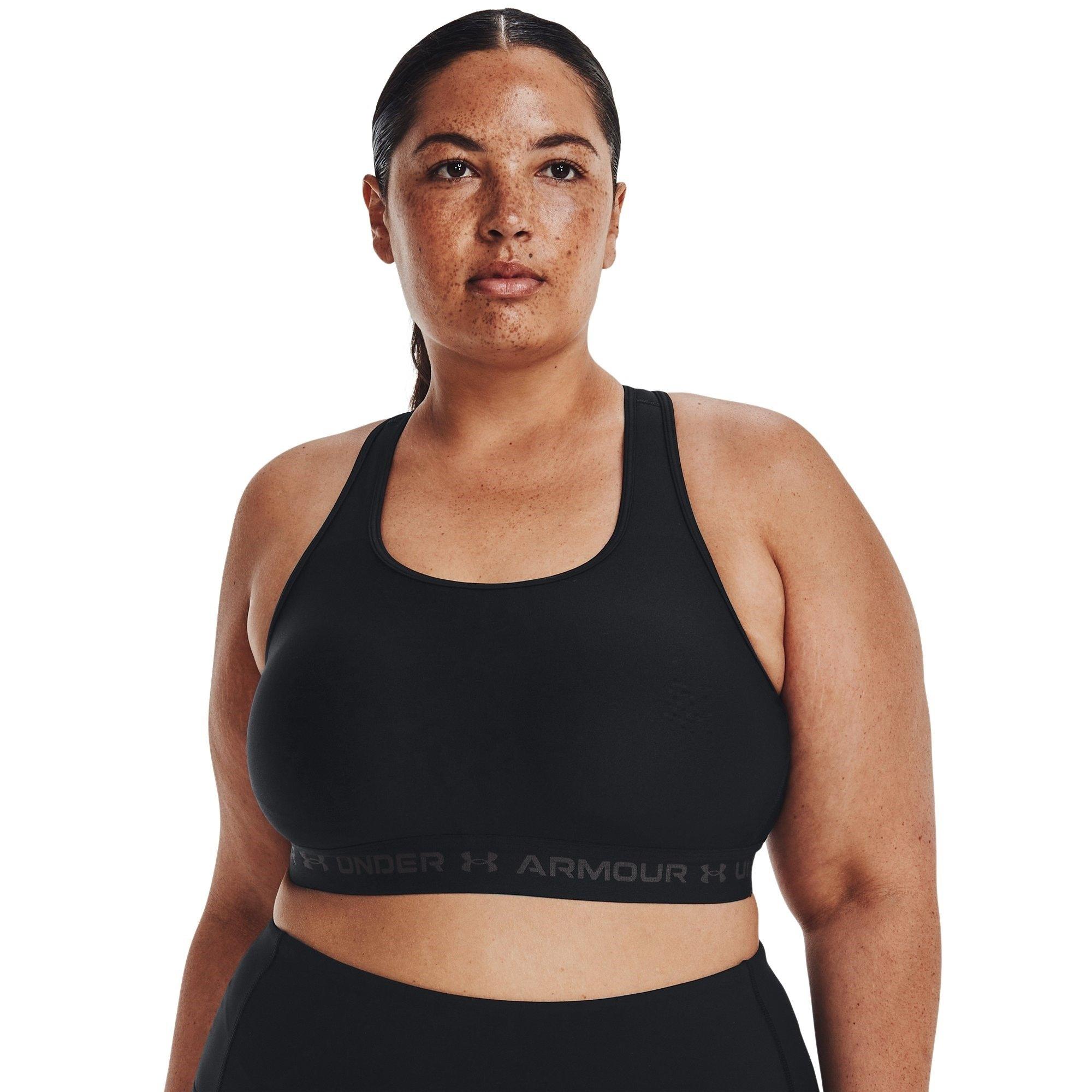 Zwart - Under Armour - Armour Medium Support Crossback Bra Womens - 13