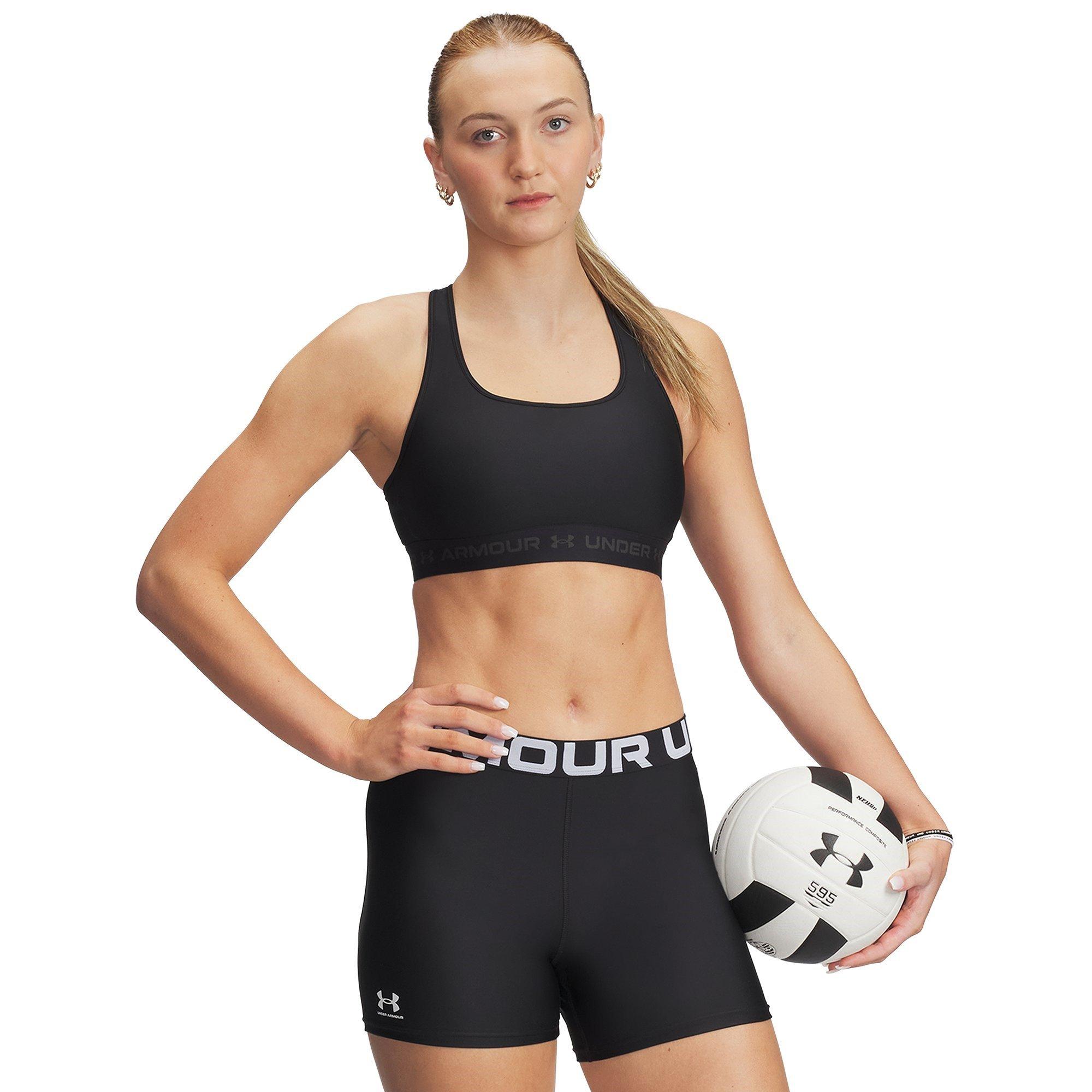 Zwart - Under Armour - Armour Medium Support Crossback Bra Womens - 3