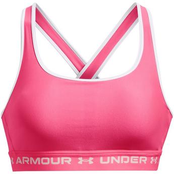 Under Armour Womens Project Rock All Train Crossback Sports Bra Grey XL