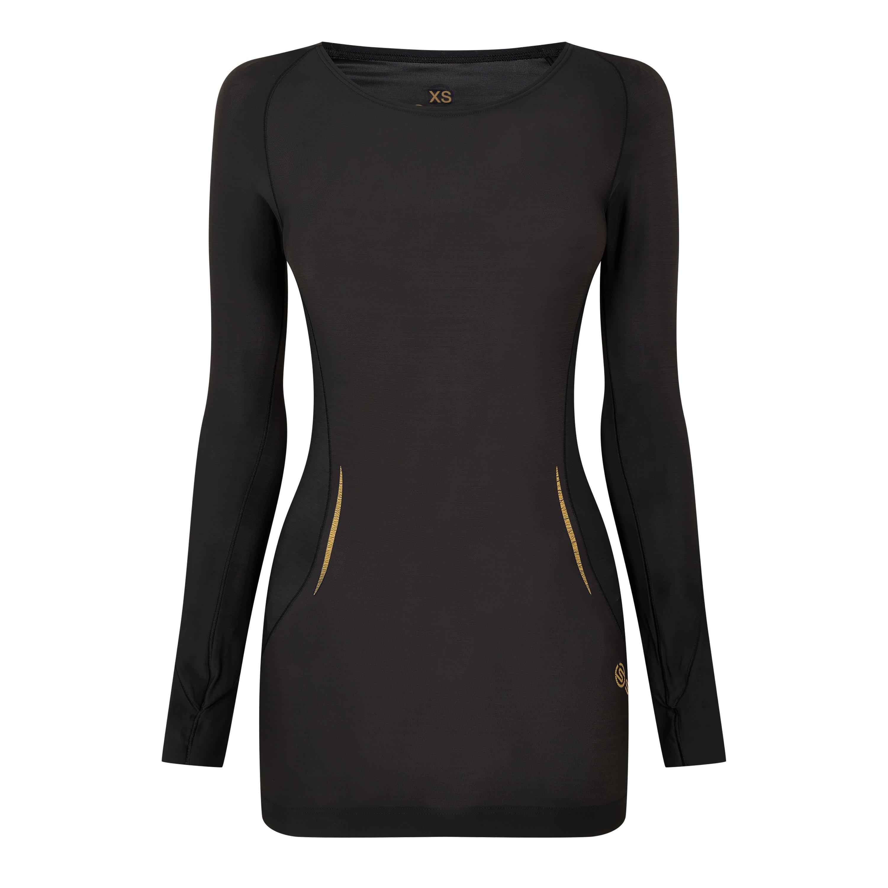 Black - Skins - A400 Long Sleeve Ladies - 1