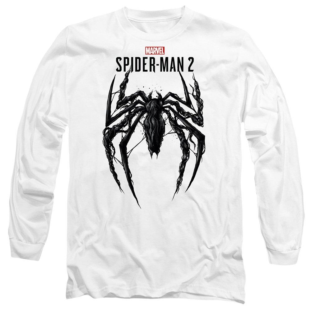 White - Marvel - SpiderMan 2 Gamerverse Venom Spider Long Sleeve T- - 1