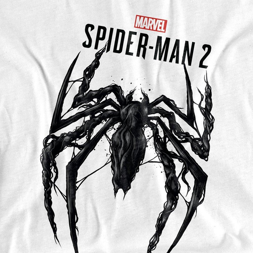 White - Marvel - SpiderMan 2 Gamerverse Venom Spider Long Sleeve T- - 2