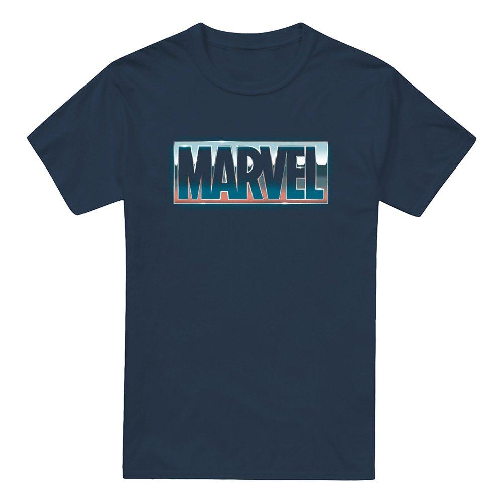 Navy - Marvel - Marvel Blue Steel Mens T-Shirt Navy - 4