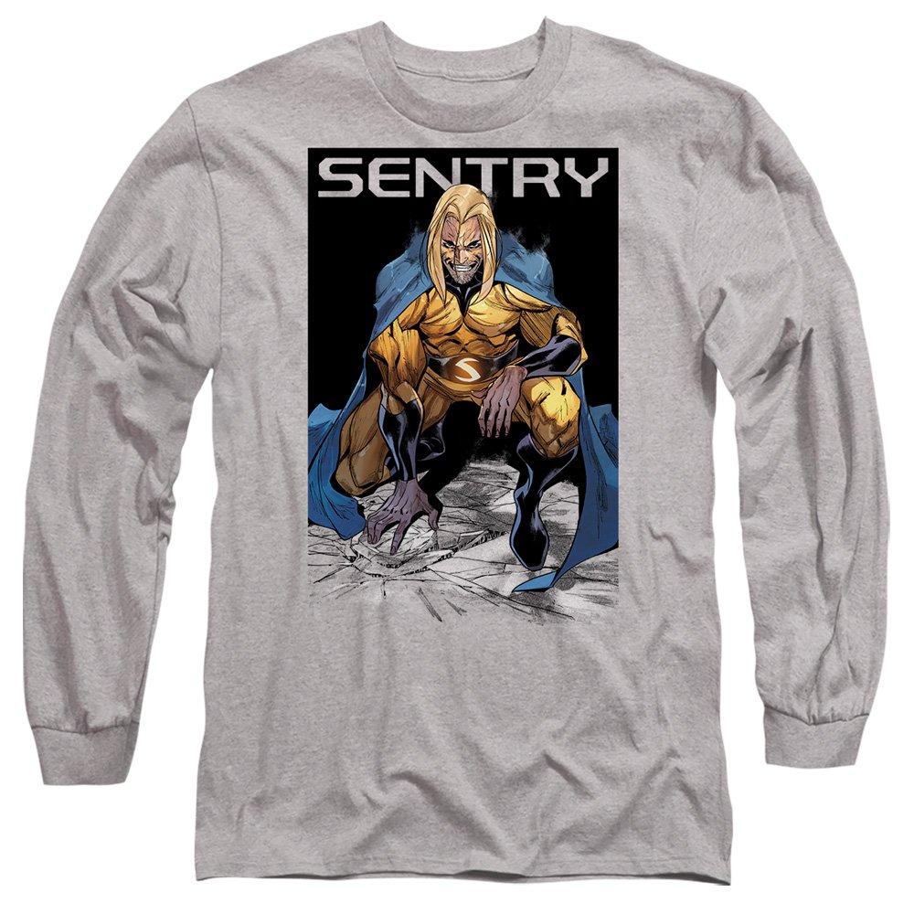 Light Grey - Marvel - Comics Sentry Void Grin Long Sleeve T-Shirt Athle - 1