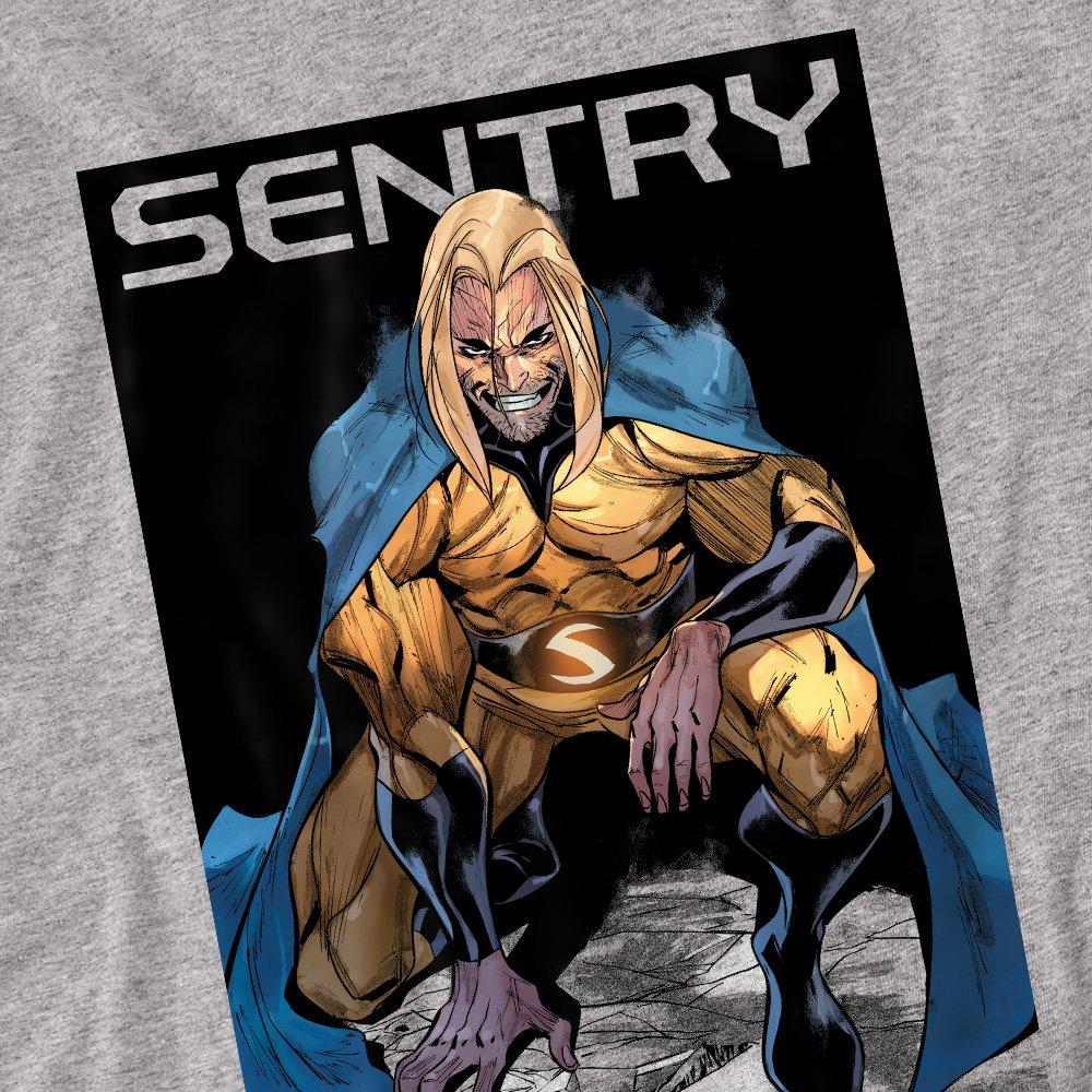 Light Grey - Marvel - Comics Sentry Void Grin Long Sleeve T-Shirt Athle - 2