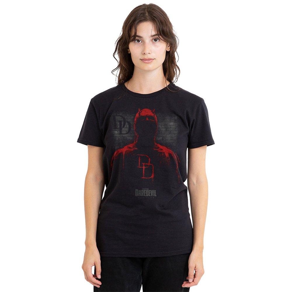 Black - Marvel - Daredevil Man Without Fear Paint T-Shirt Black - 1