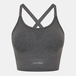 USA Pro Seamless Adjustable Sports Bra