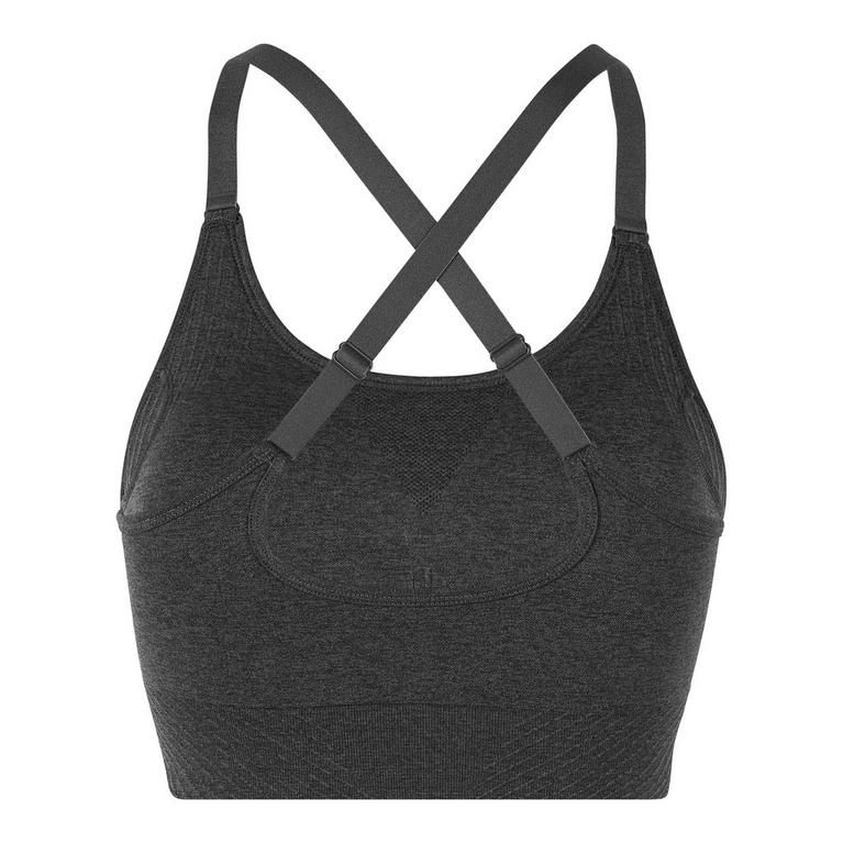 Athletic Works Women's Plus Size Zipper Front Sports Bra, Charcoal, 5X at   Women's Clothing store