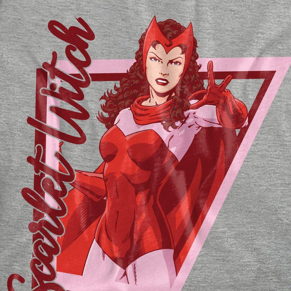 Light Grey - Marvel - Universe Scarlet Witch Classic Pose T-Shirt Athle - 2