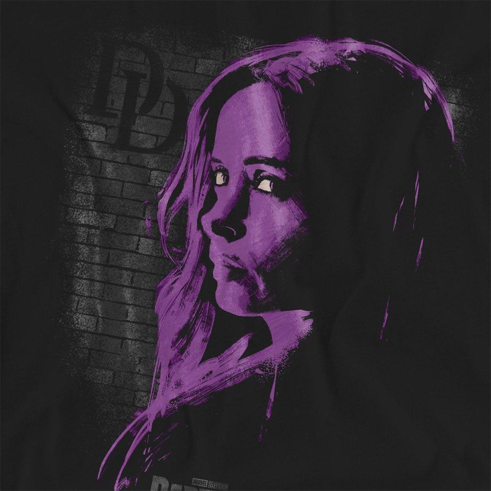 Black - Marvel - Daredevil Jessica Jones Paint T-Shirt Black - 2